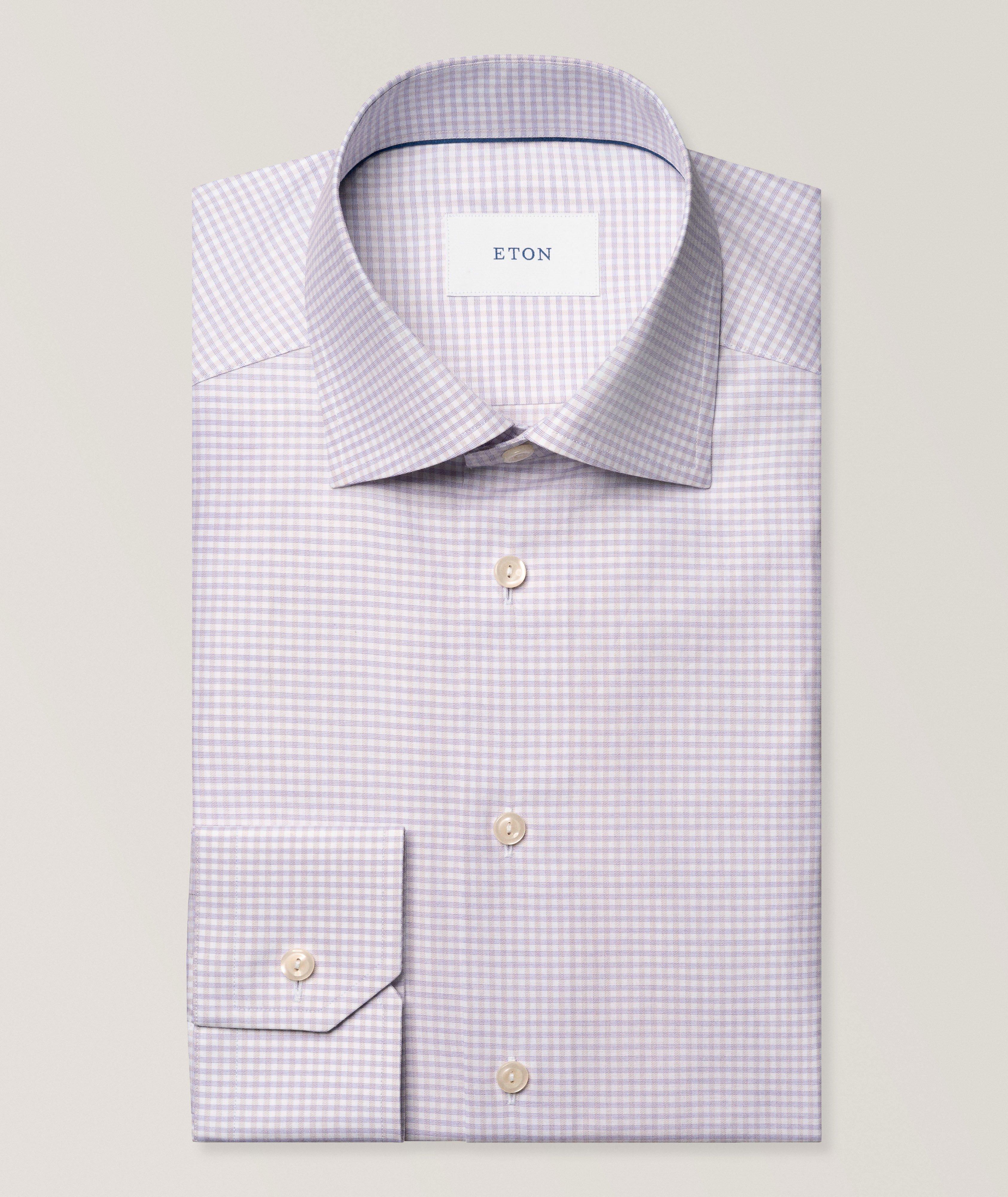 Eton Slim-Fit Check Fine Twill Shirt