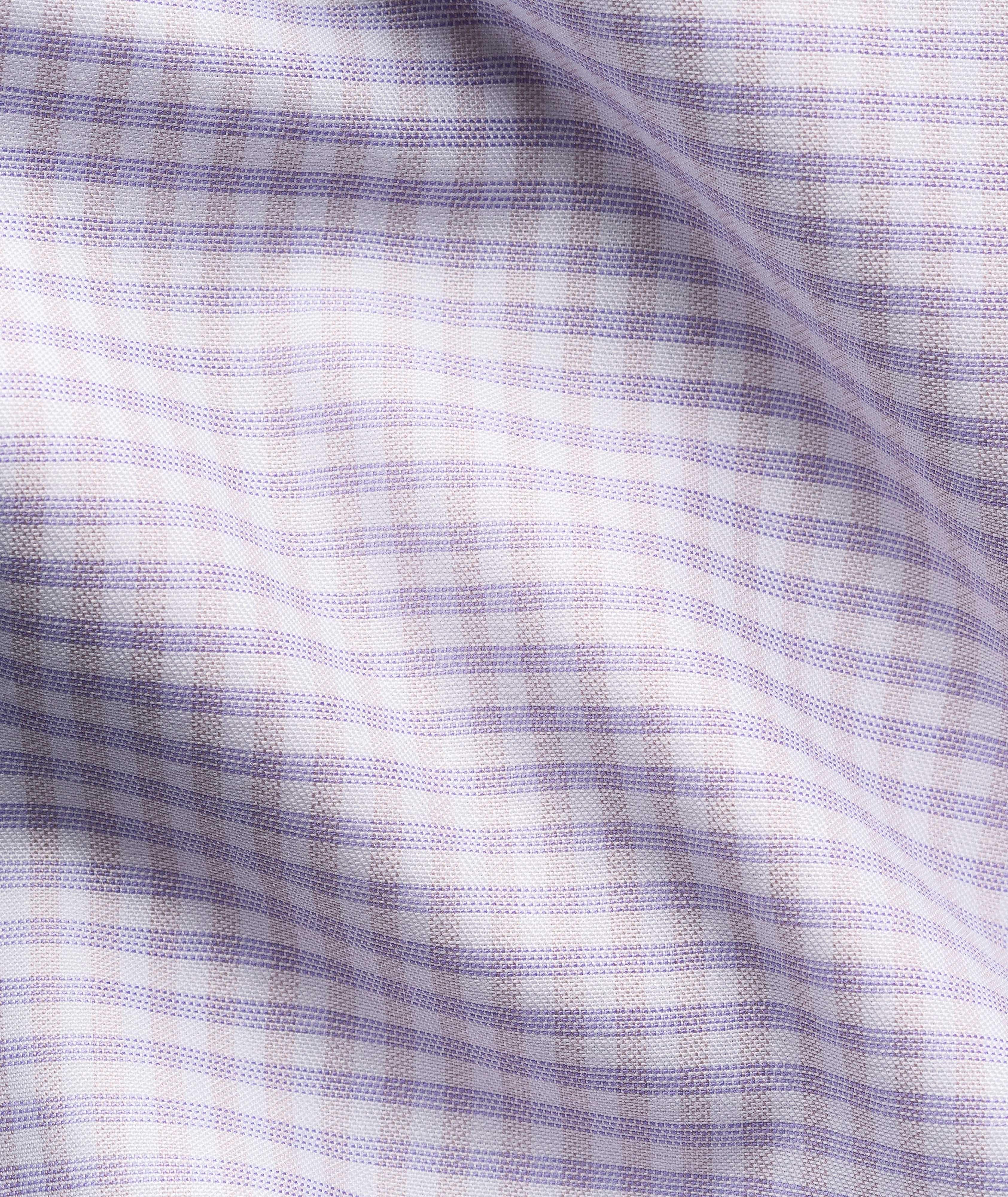 Slim-Fit Check Fine Twill Shirt image 6