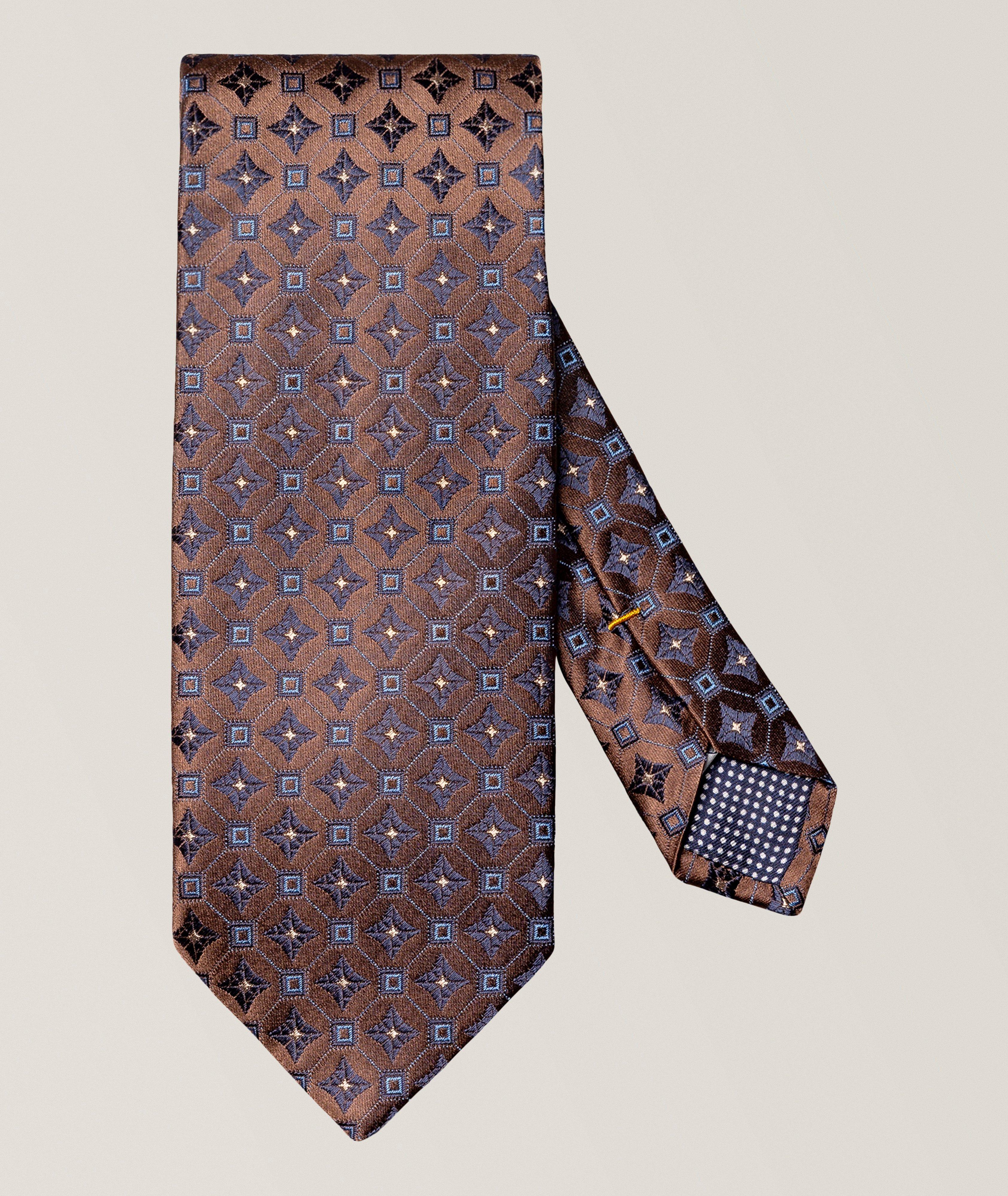 Eton Medallion Woven Silk Tie
