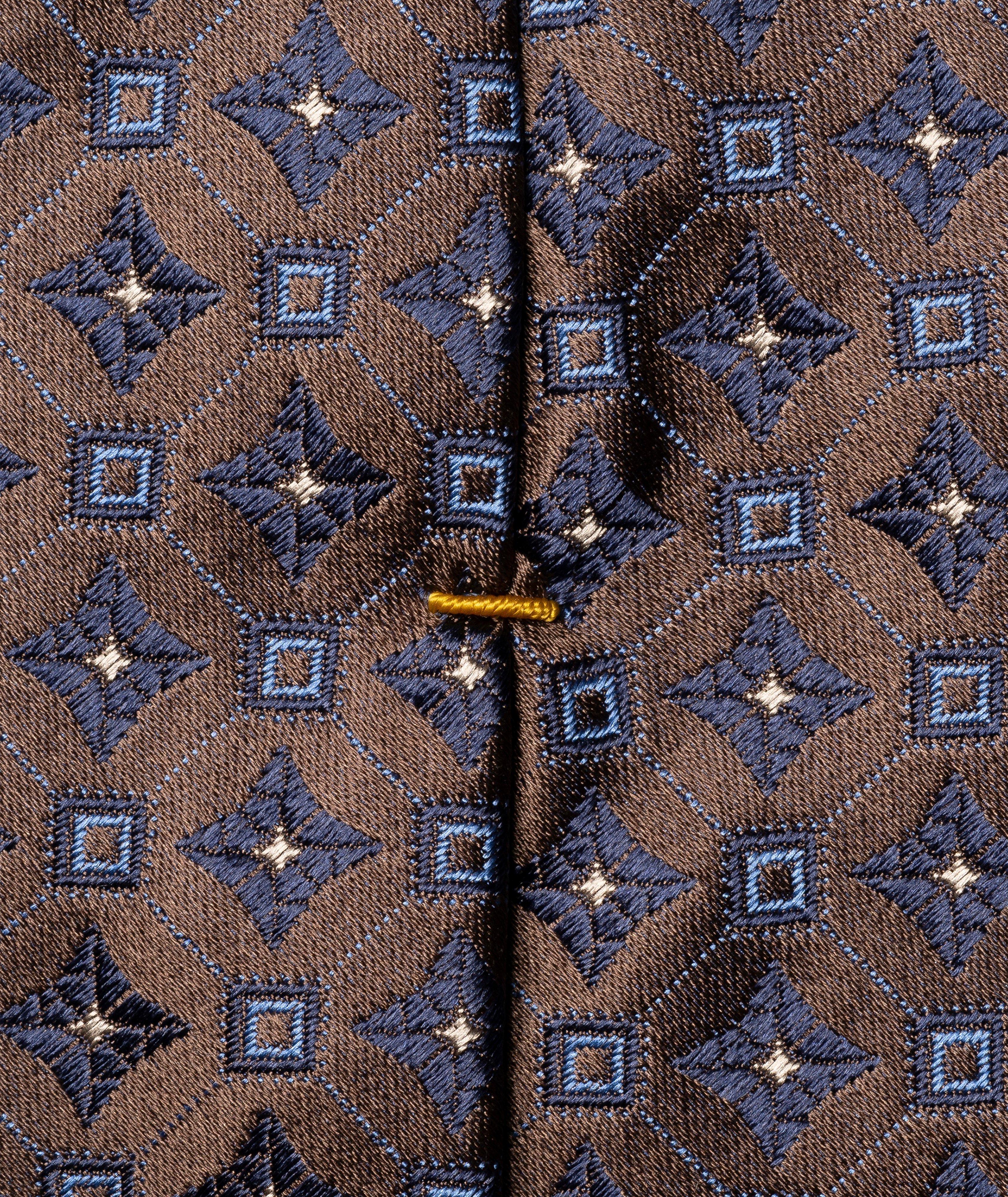 Medallion Woven Silk Tie image 2