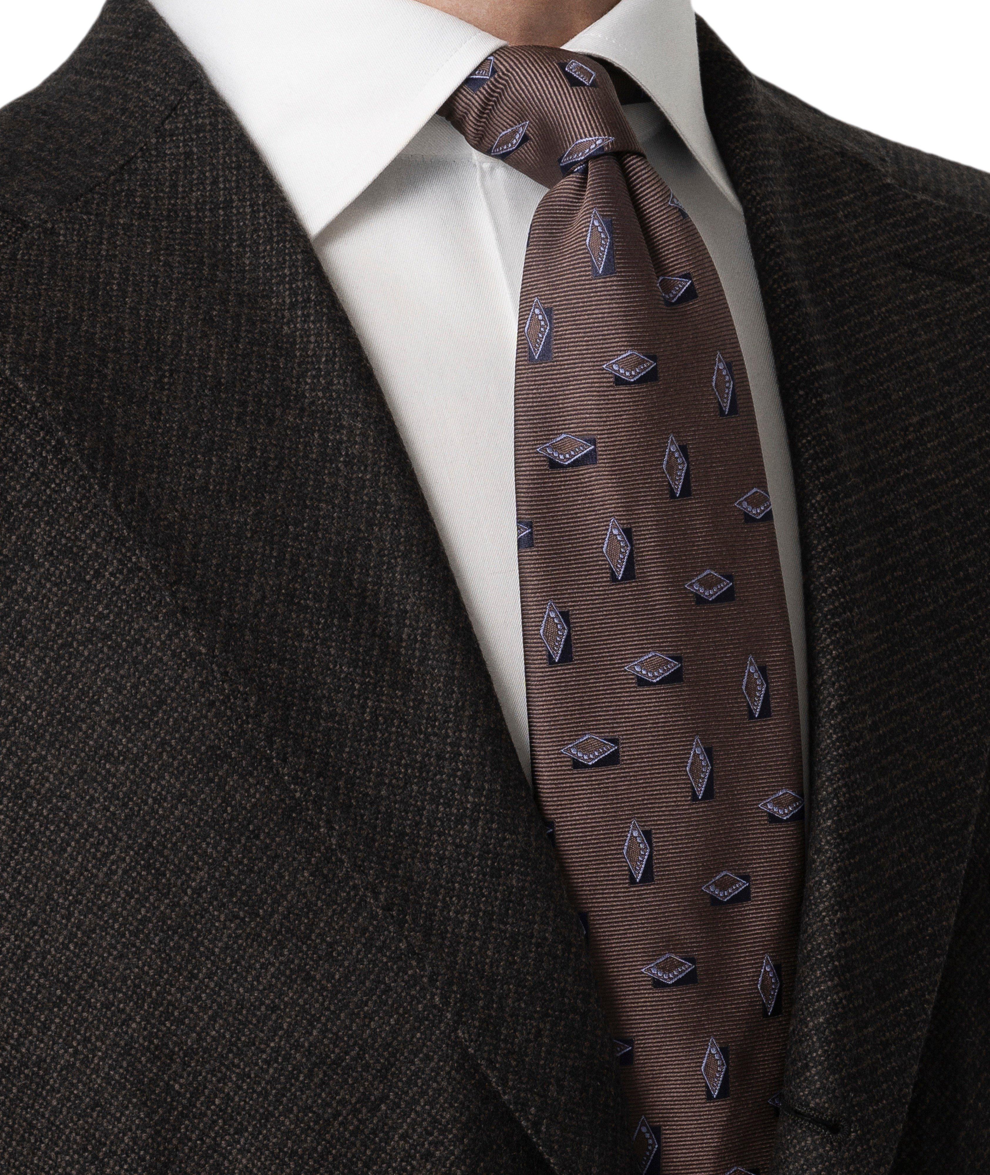 Diamond Woven Silk Tie image 3