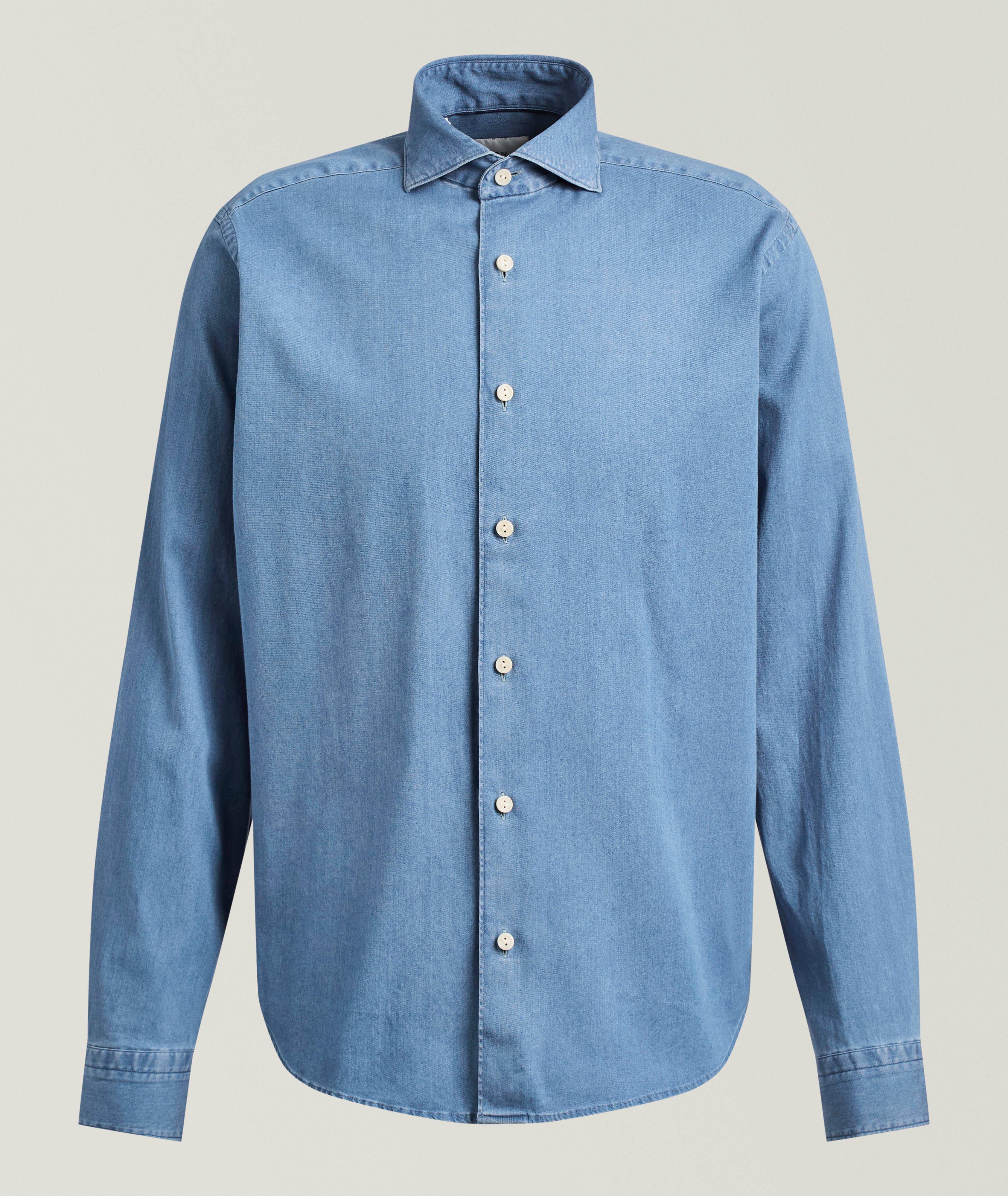 Eton Stretch-Denim Shirt 