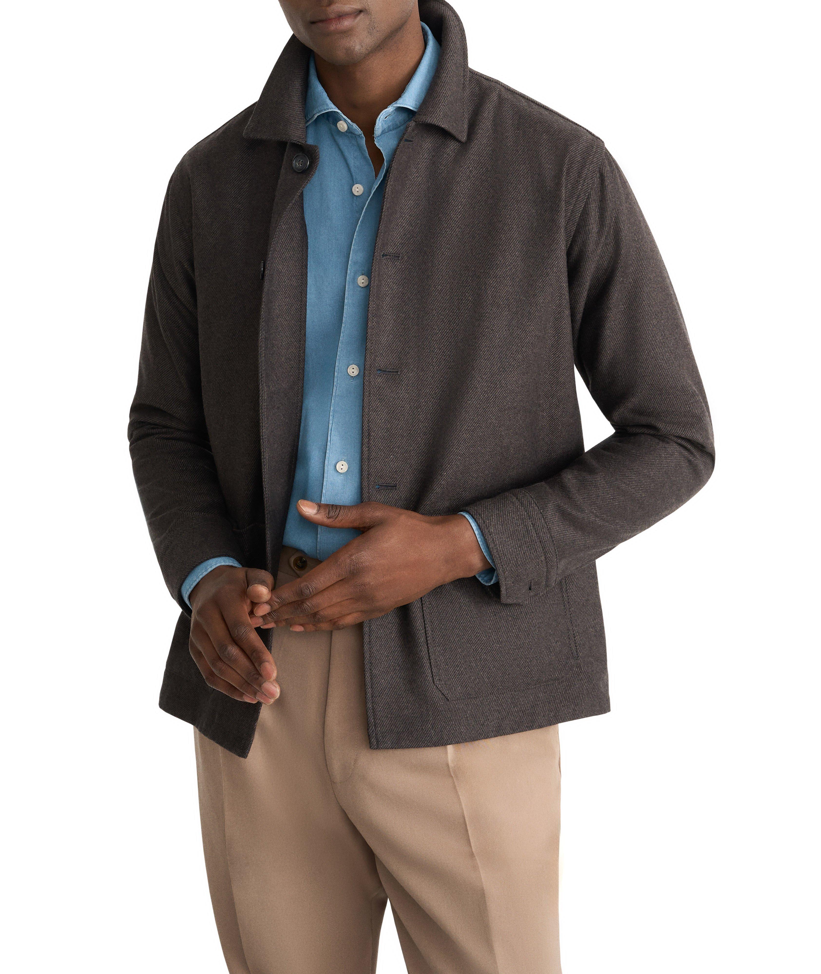 Casual-Fit Stretch Denim Shirt image 8