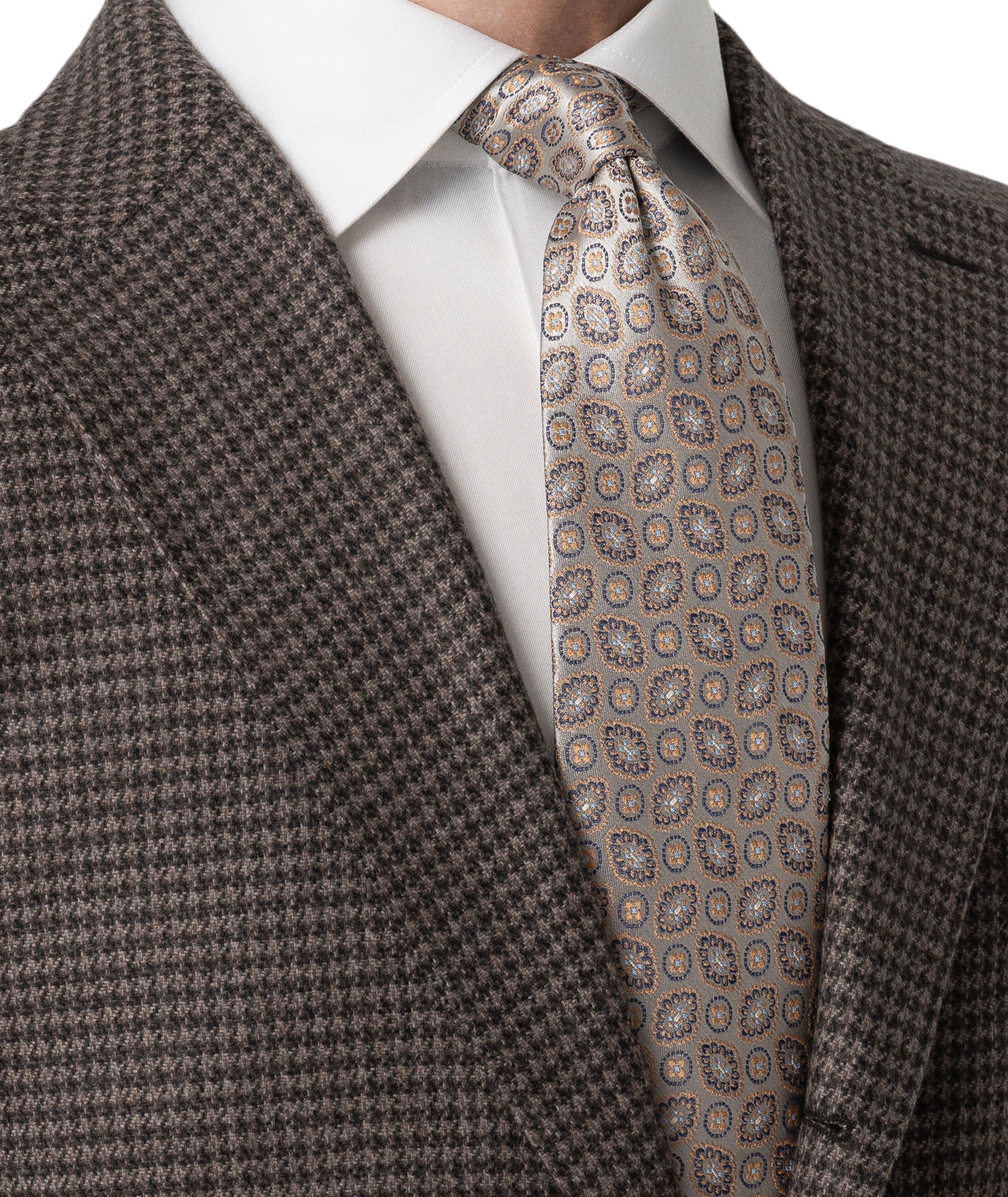 Medallion Woven Silk Tie image 3
