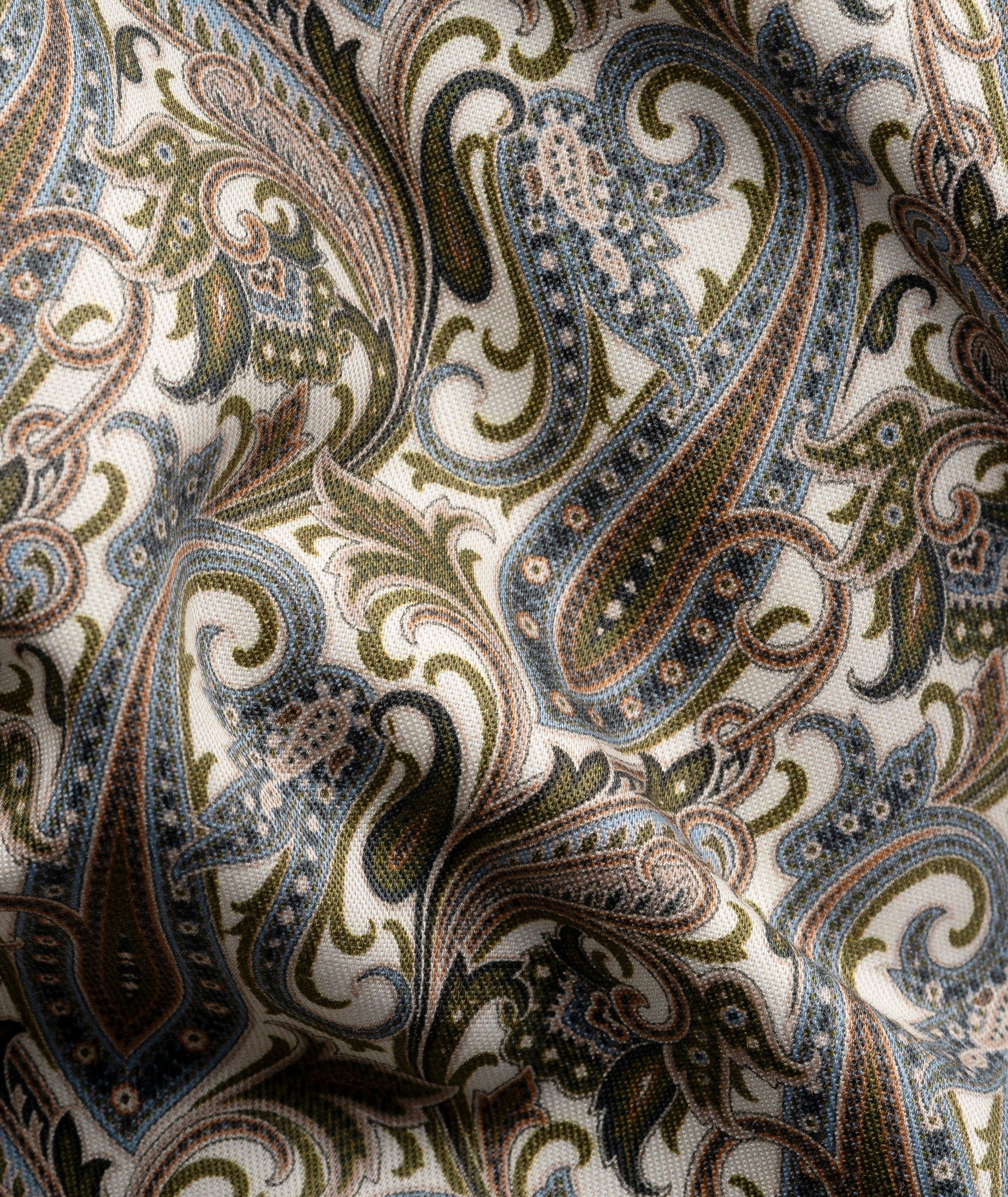 Chemise habillée sergé paisley coupe-contemporaine image 7