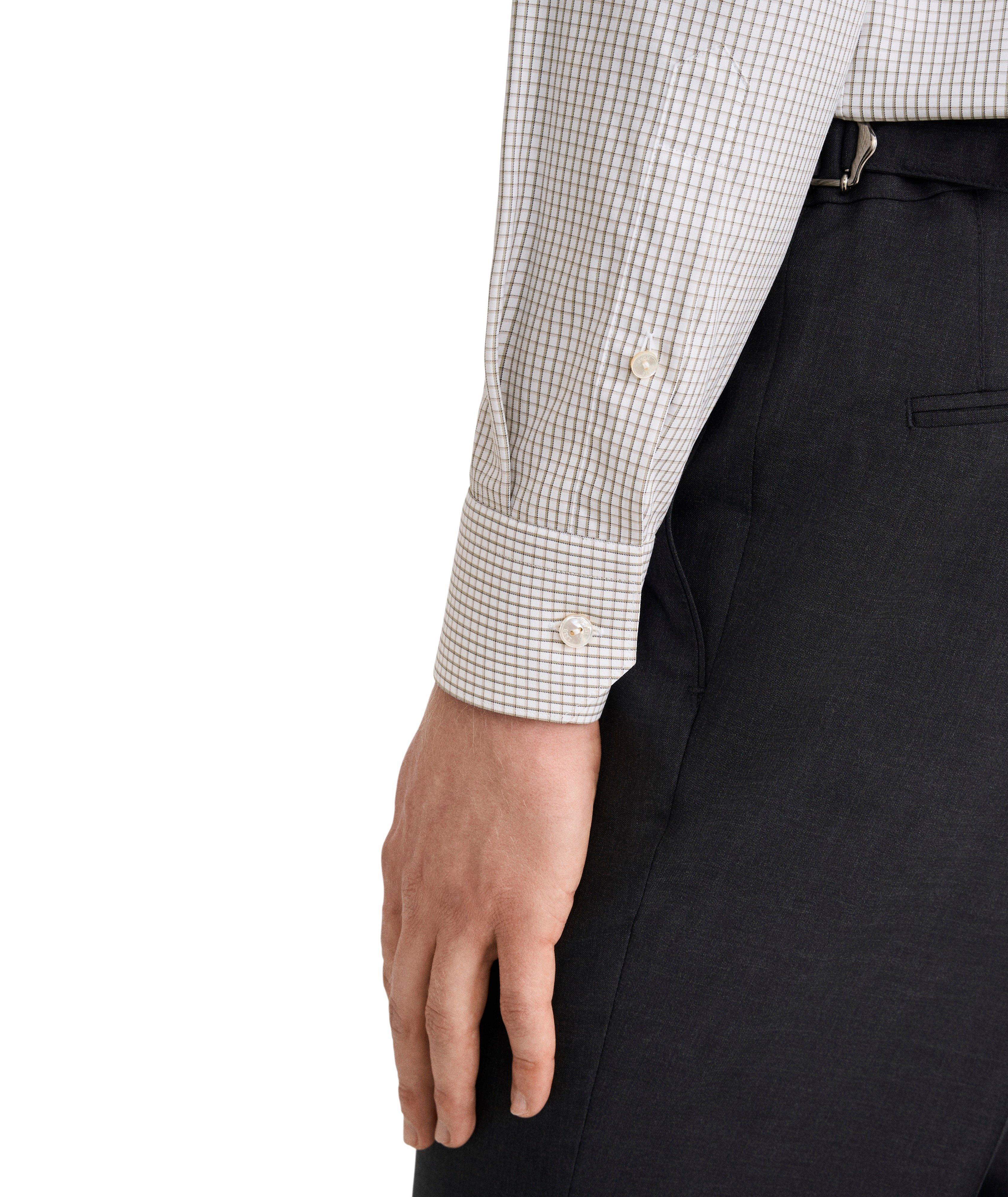 Chemise coton supima quadrillé coupe-ajustée image 5