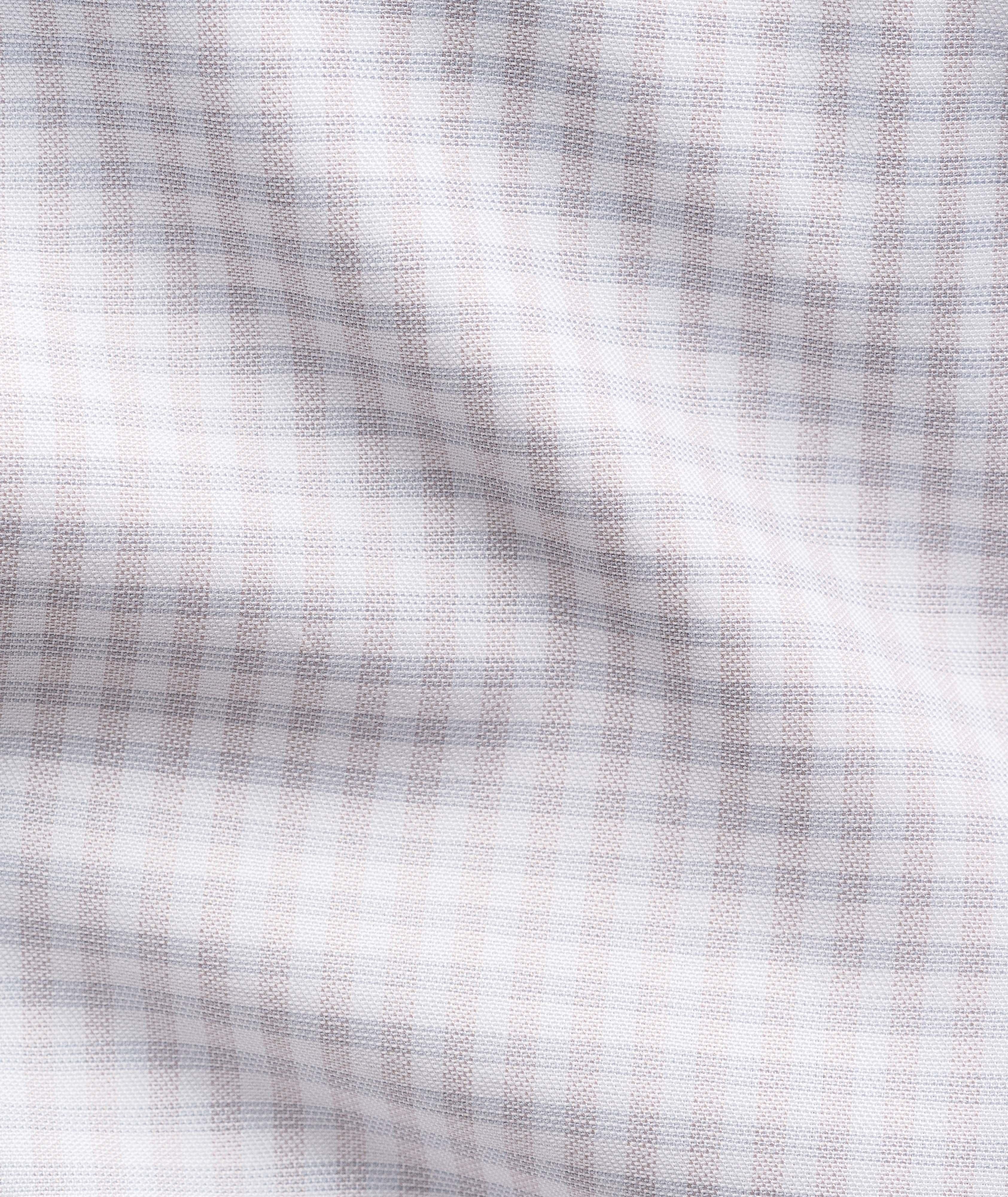 Chemise habillée sergé quadrillé coupe-contemporaine image 2