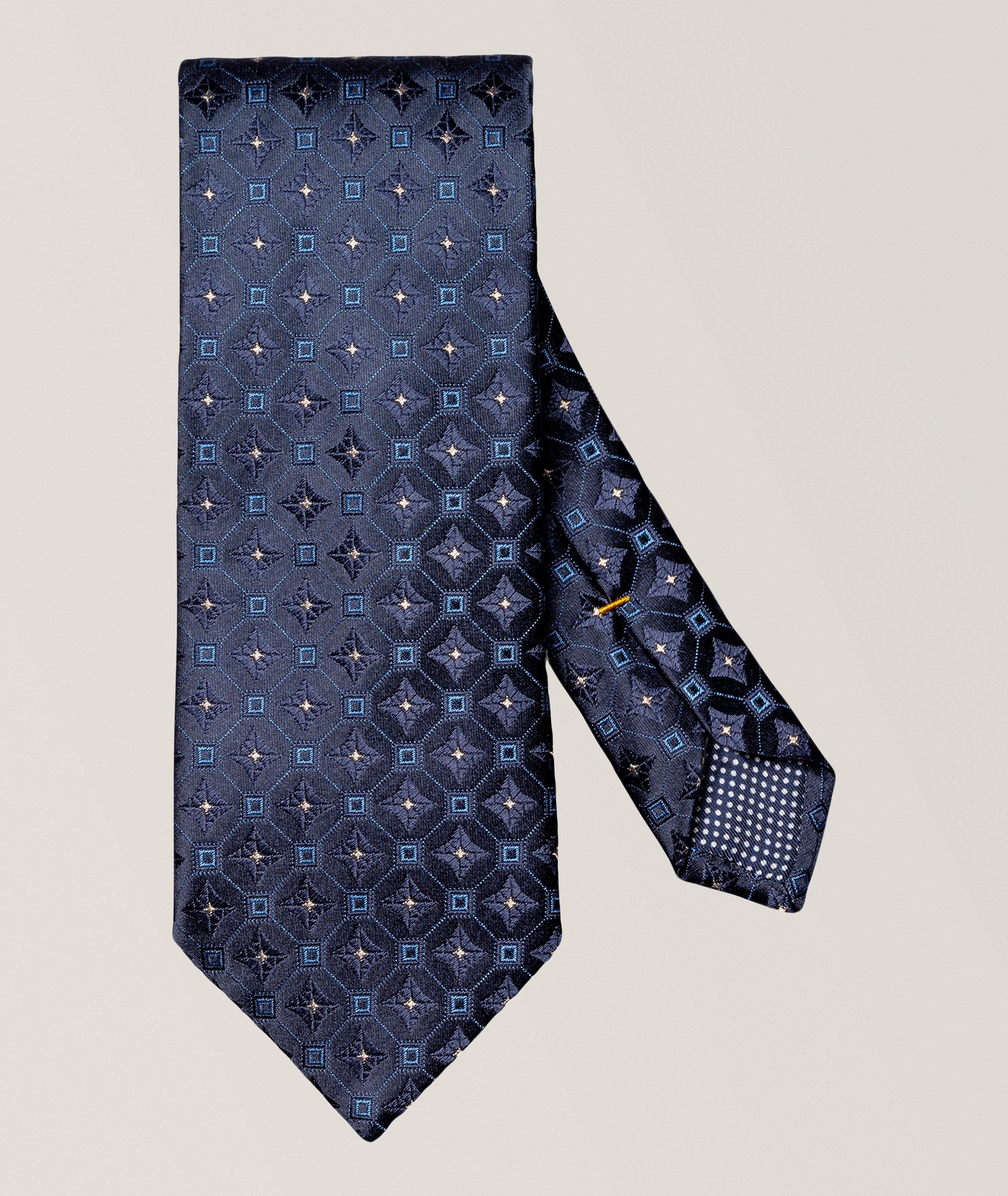Eton Medallion Woven Silk Tie