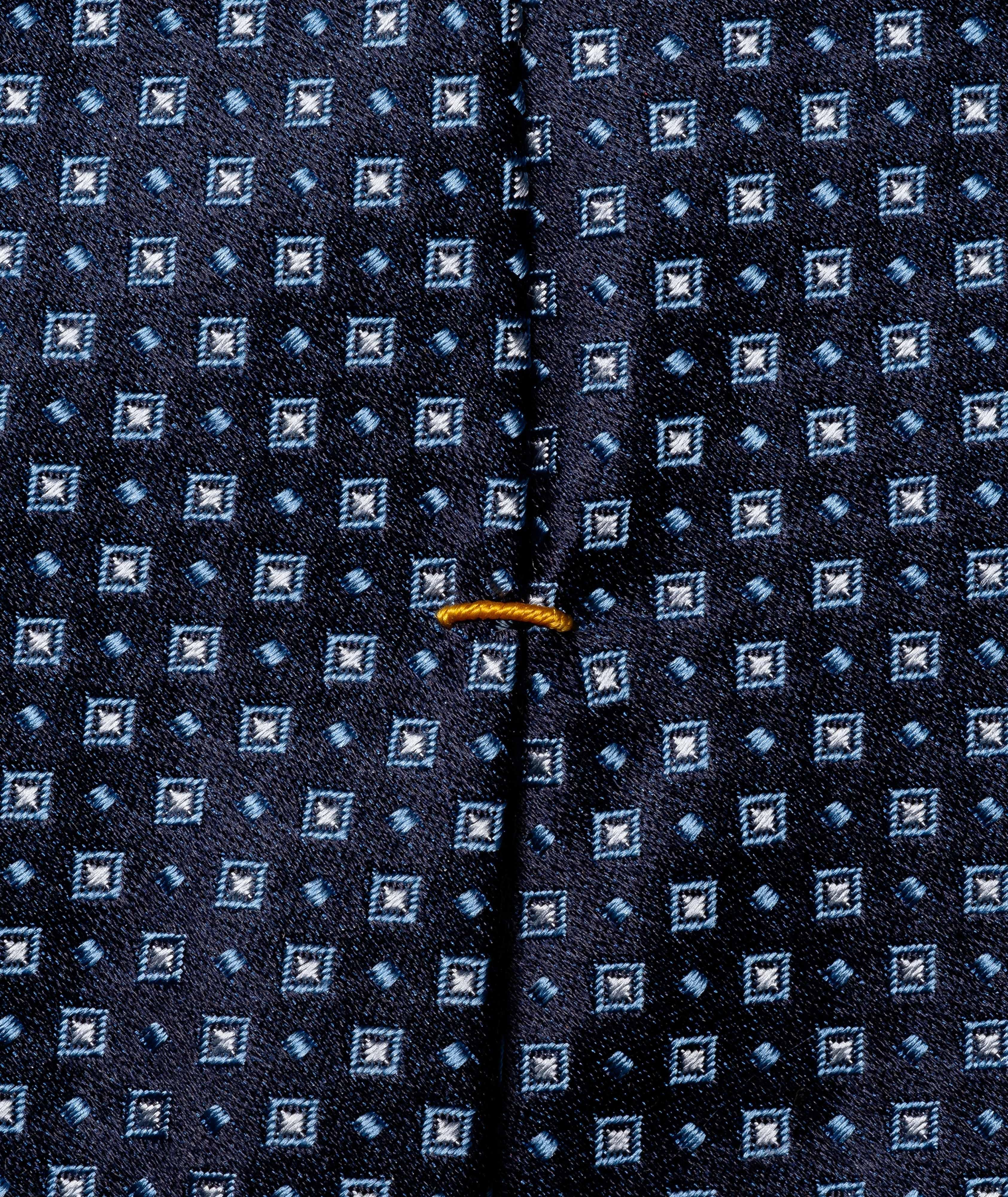 Geometric Woven Silk Tie image 2