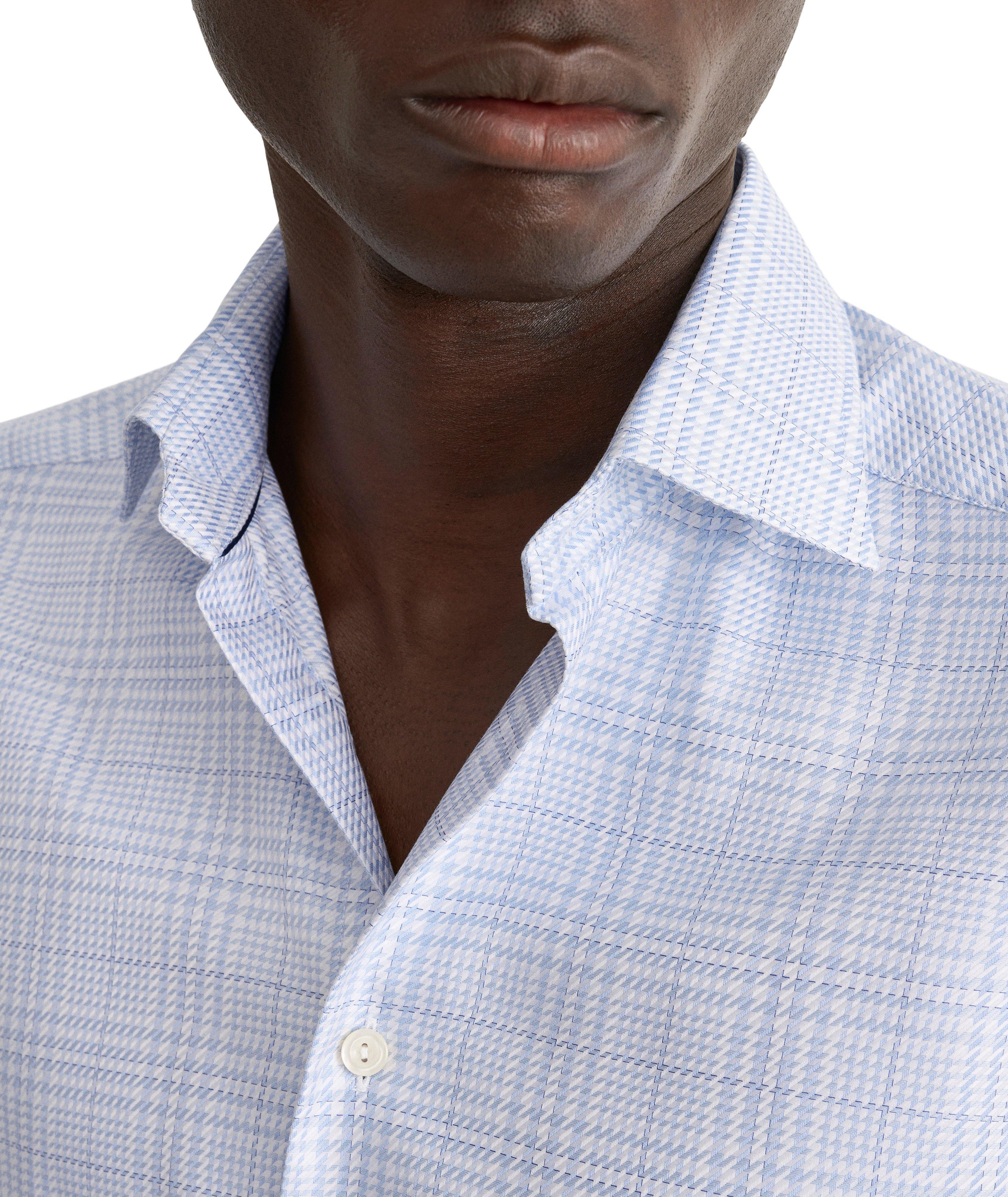 Chemise sergé roi quadrillé gros coupe-contemporaine image 4