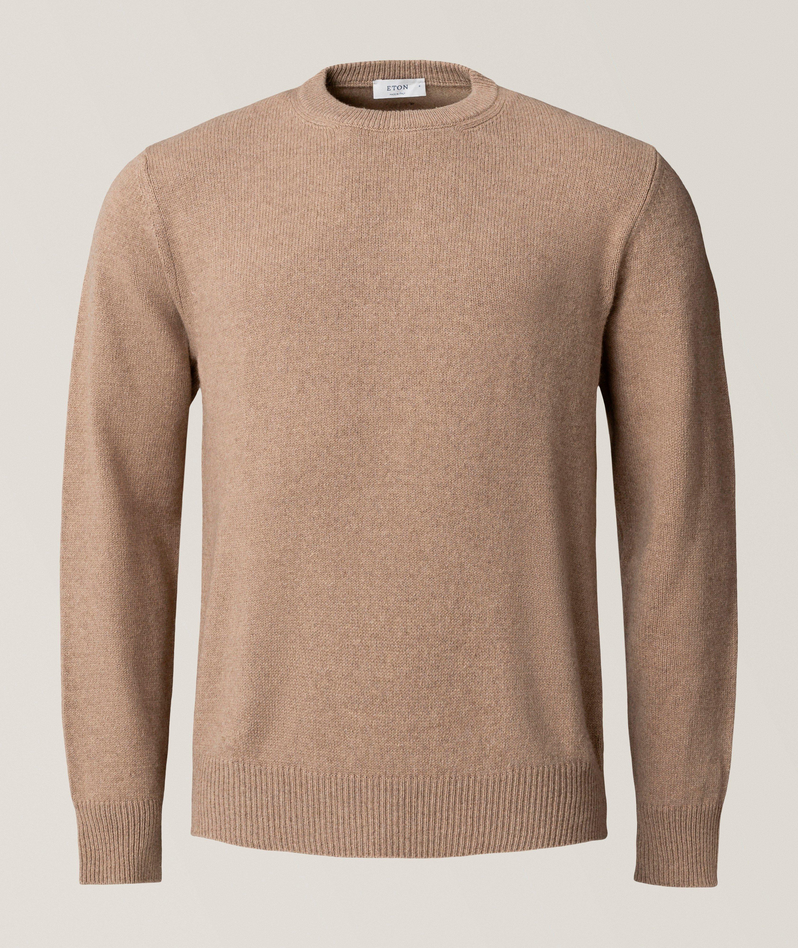 Eton Pull encolure ronde tricot cachemire