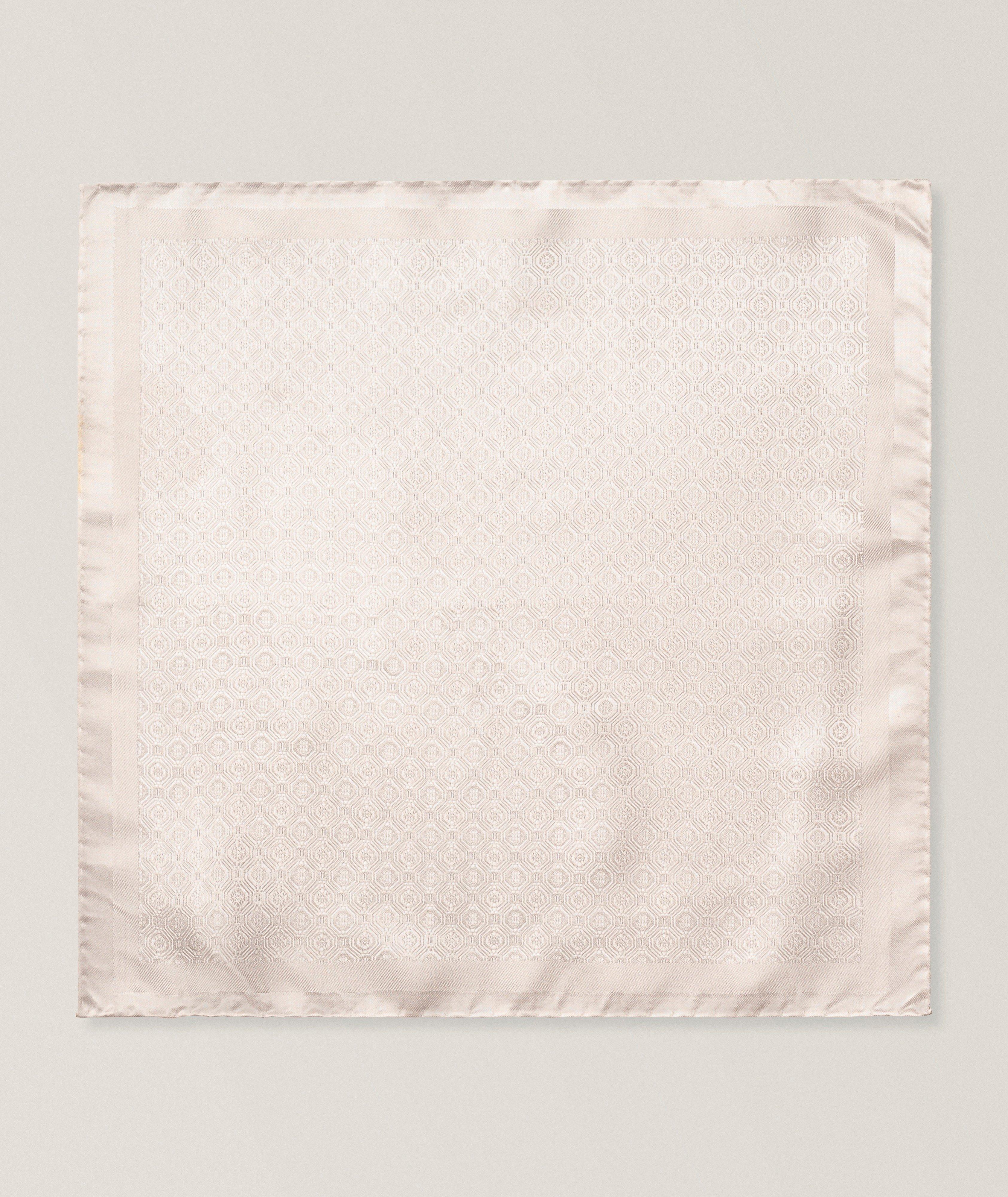 Eton Medallion Silk Pocket Square