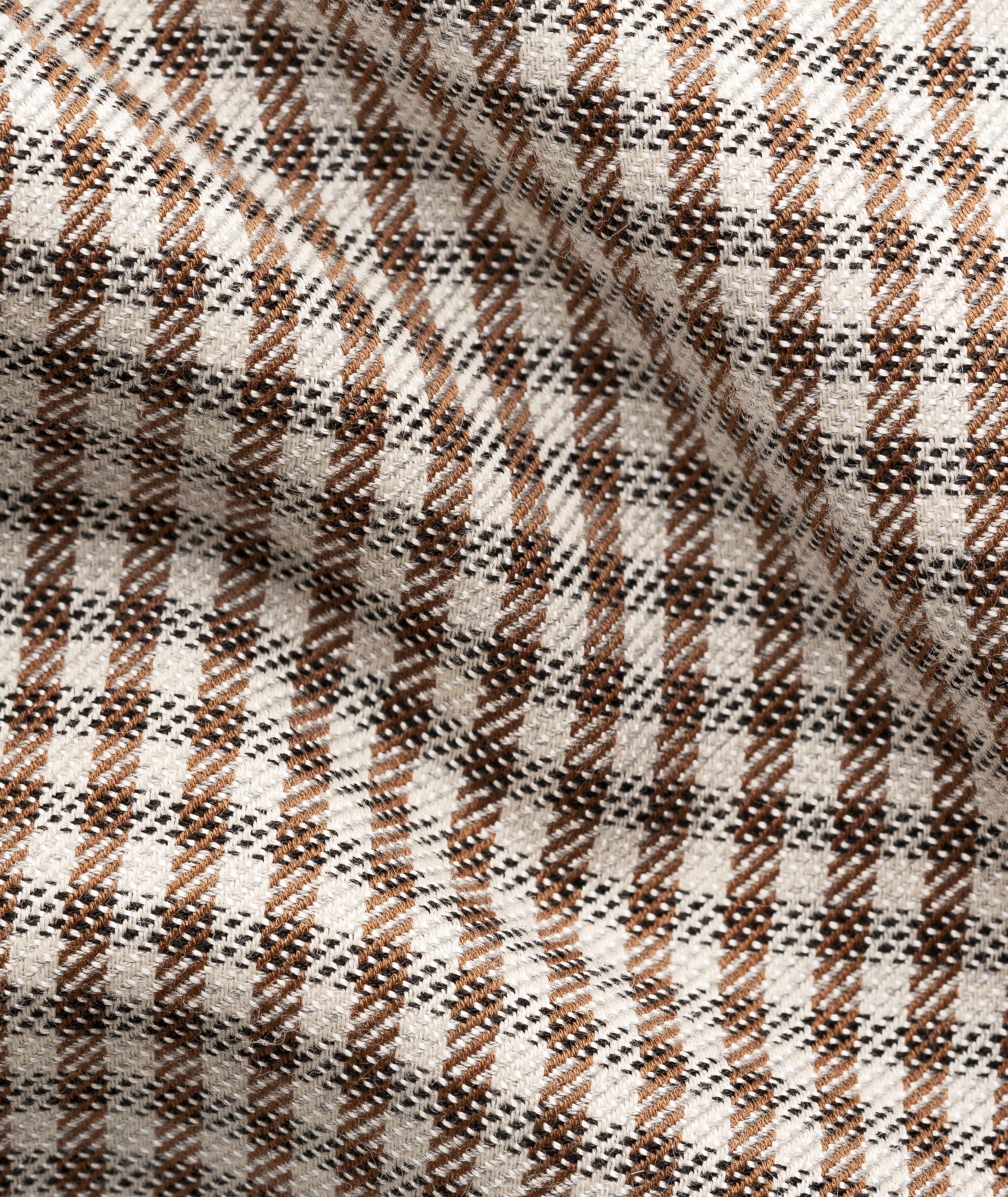 Chemise cachemire soie coton quadrillé coupe-ajustée image 7