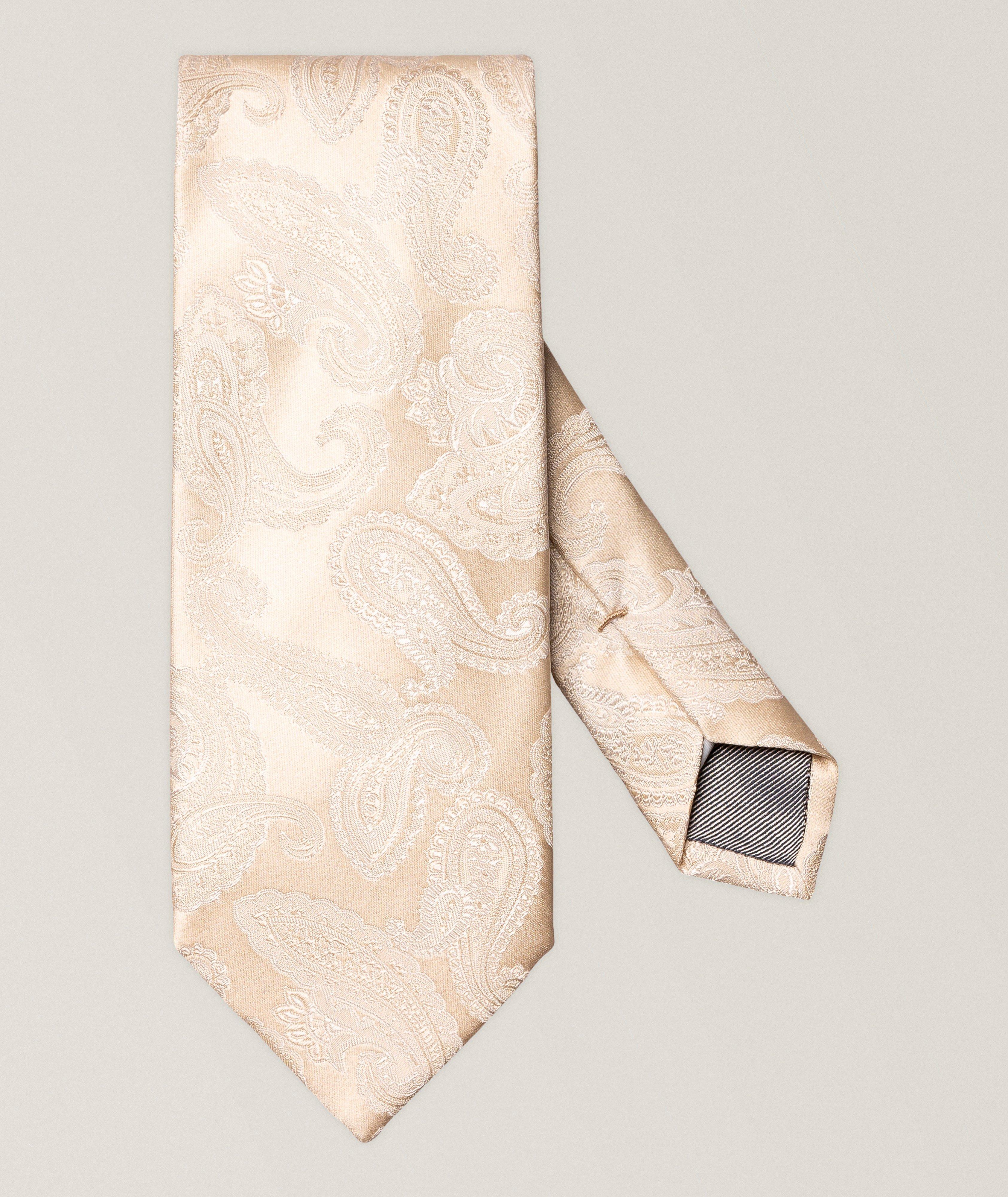 Eton Paisley Woven Silk Tie