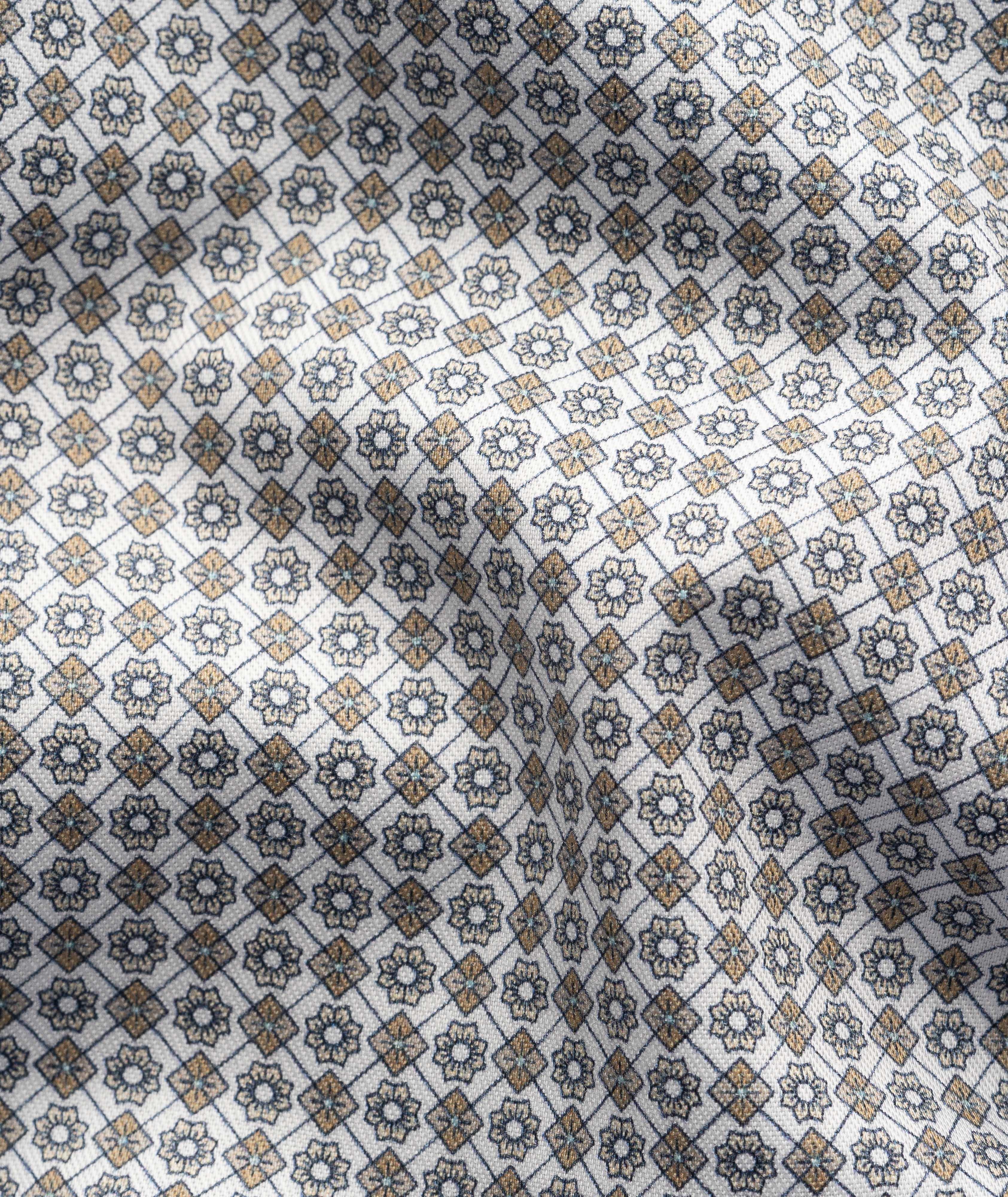 Slim-Fit Micro-Print Signature Twill Dress Shirt image 5