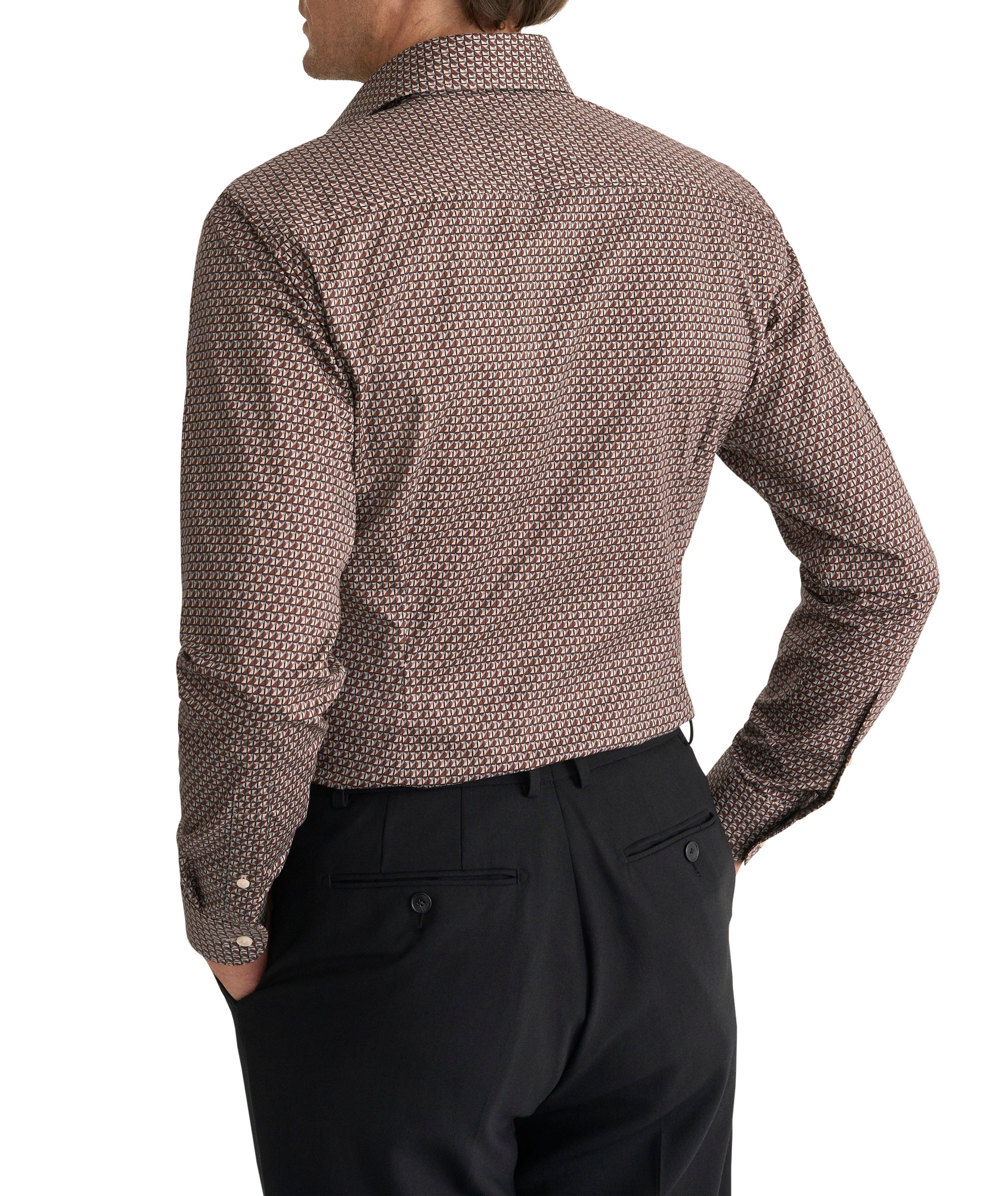 Chemise habillée sergé emblématique géo coupe-ajustée image 3