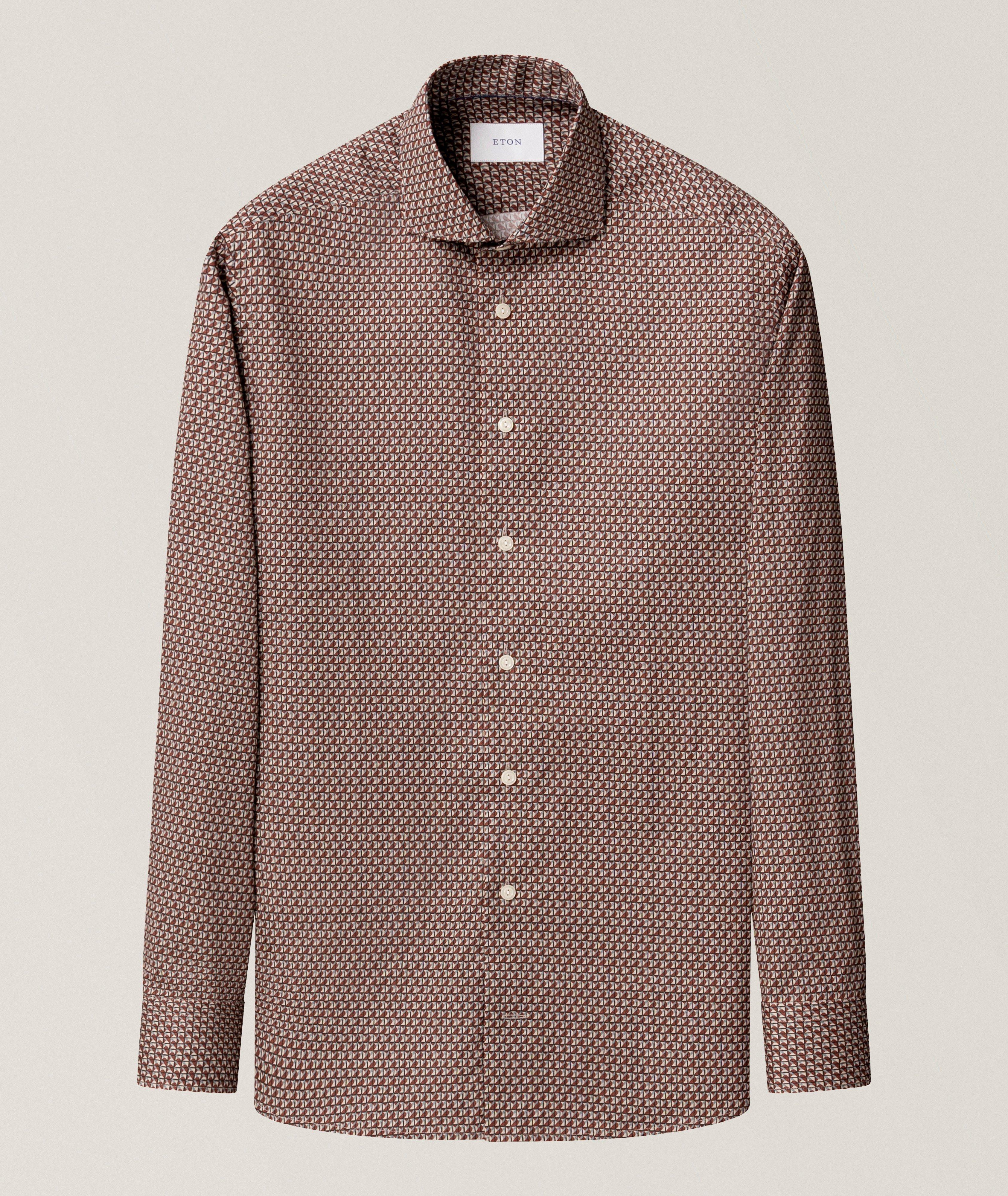 Chemise habillée sergé emblématique géo coupe-ajustée image 6