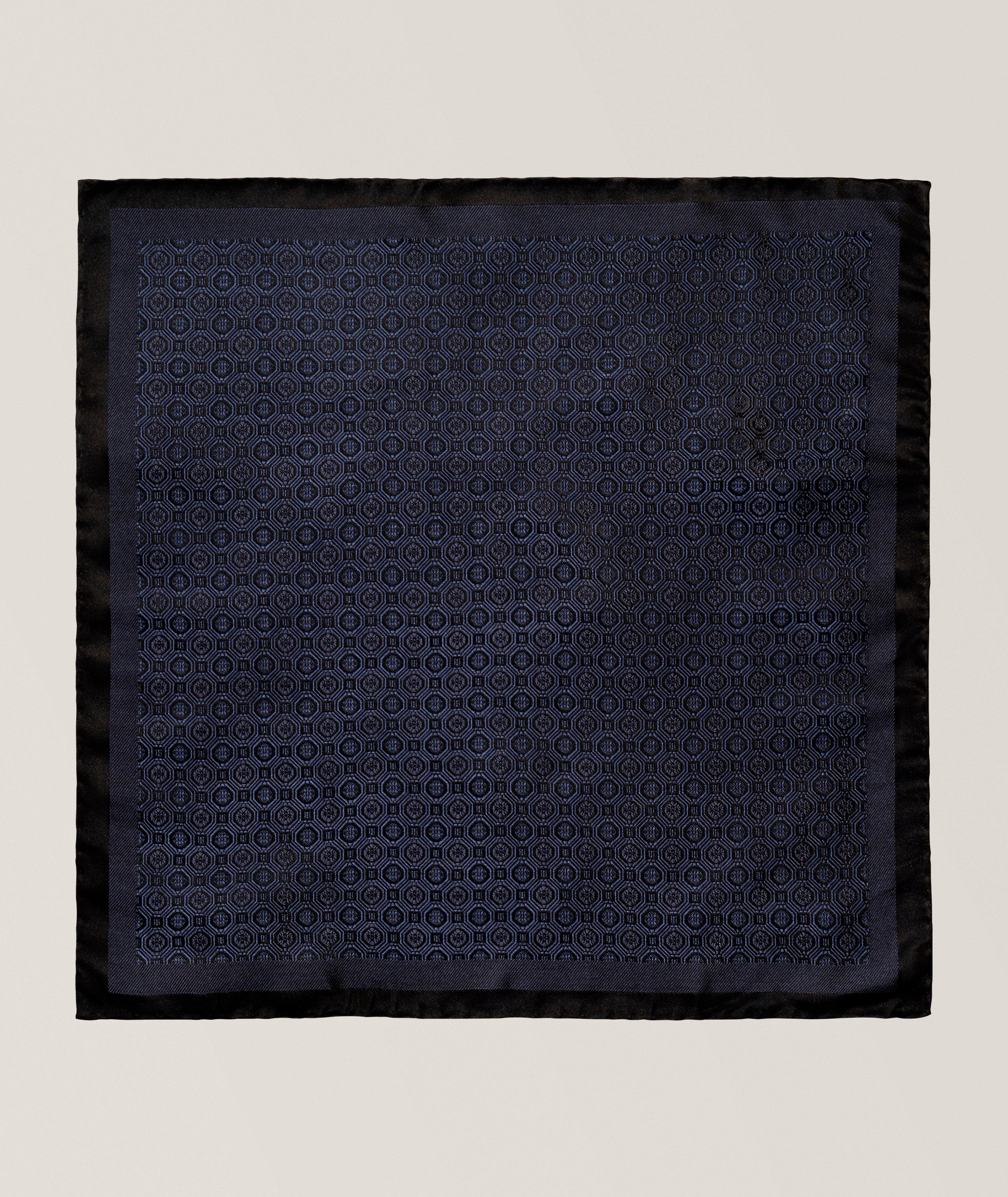 Eton Medallion Silk Pocket Square
