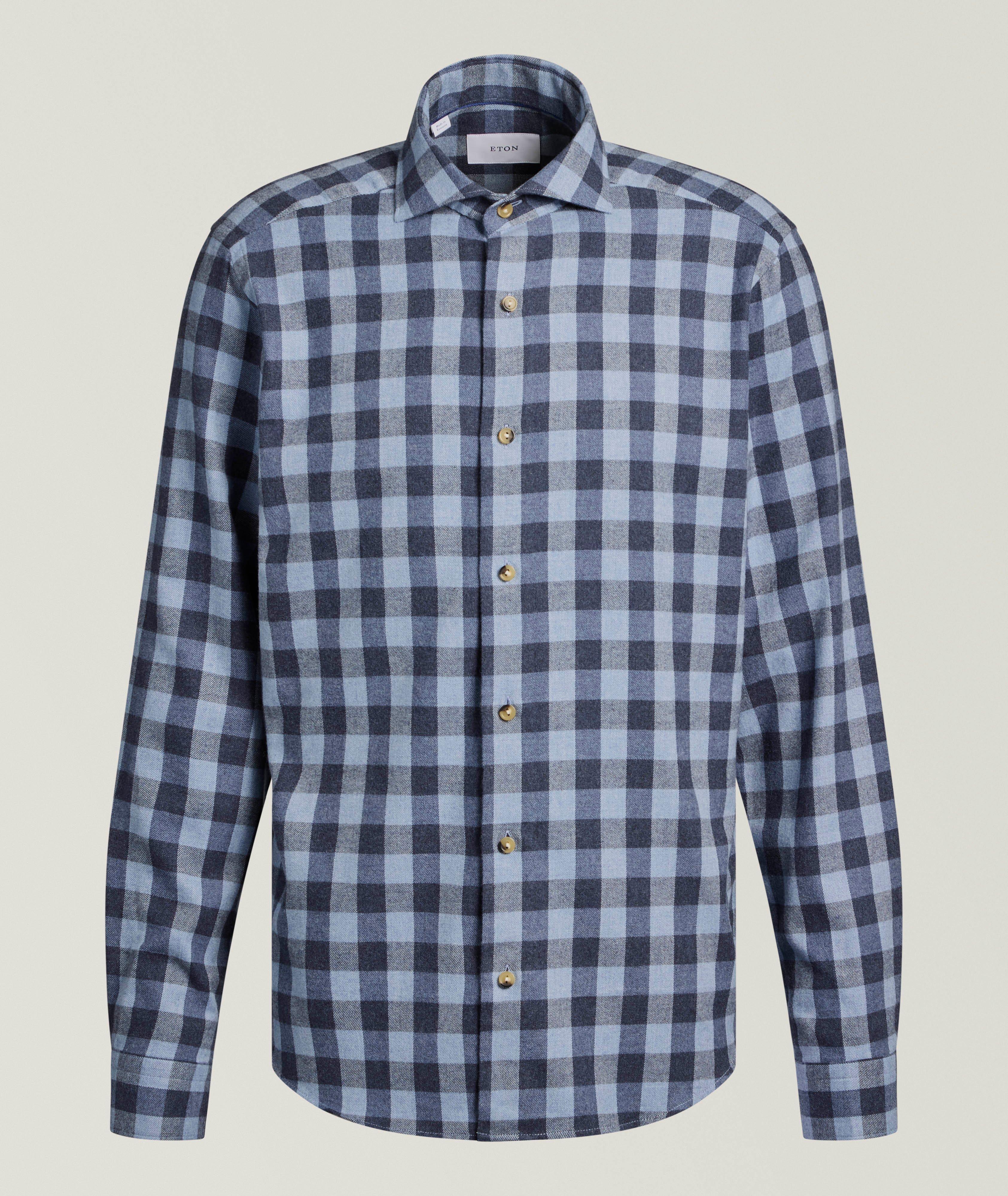 Chemise flanelle quadrillé bloc coupe-décontractée image 0
