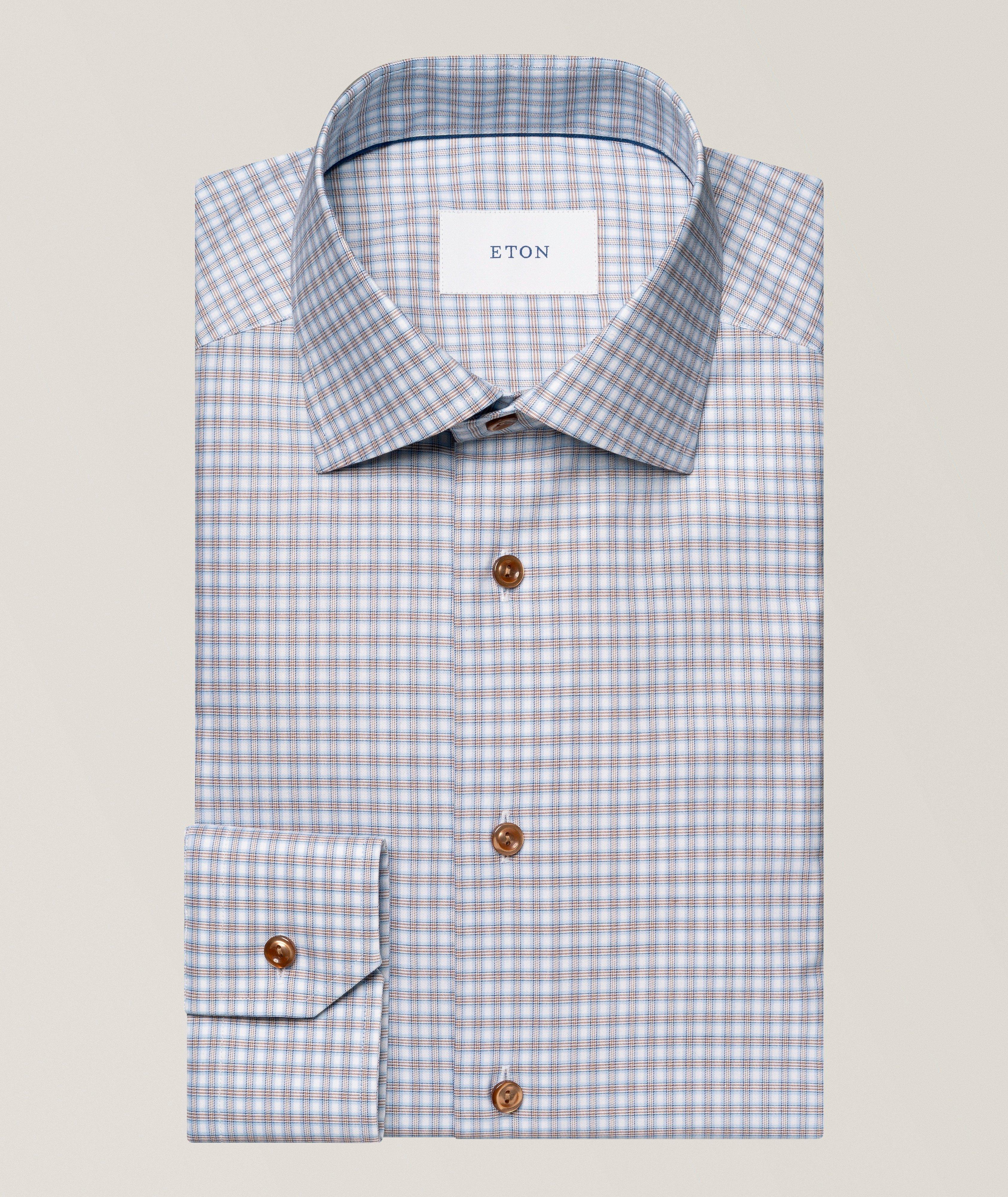 Slim-Fit Check Cotton TENCEL™ Lyocell Shirt image 0