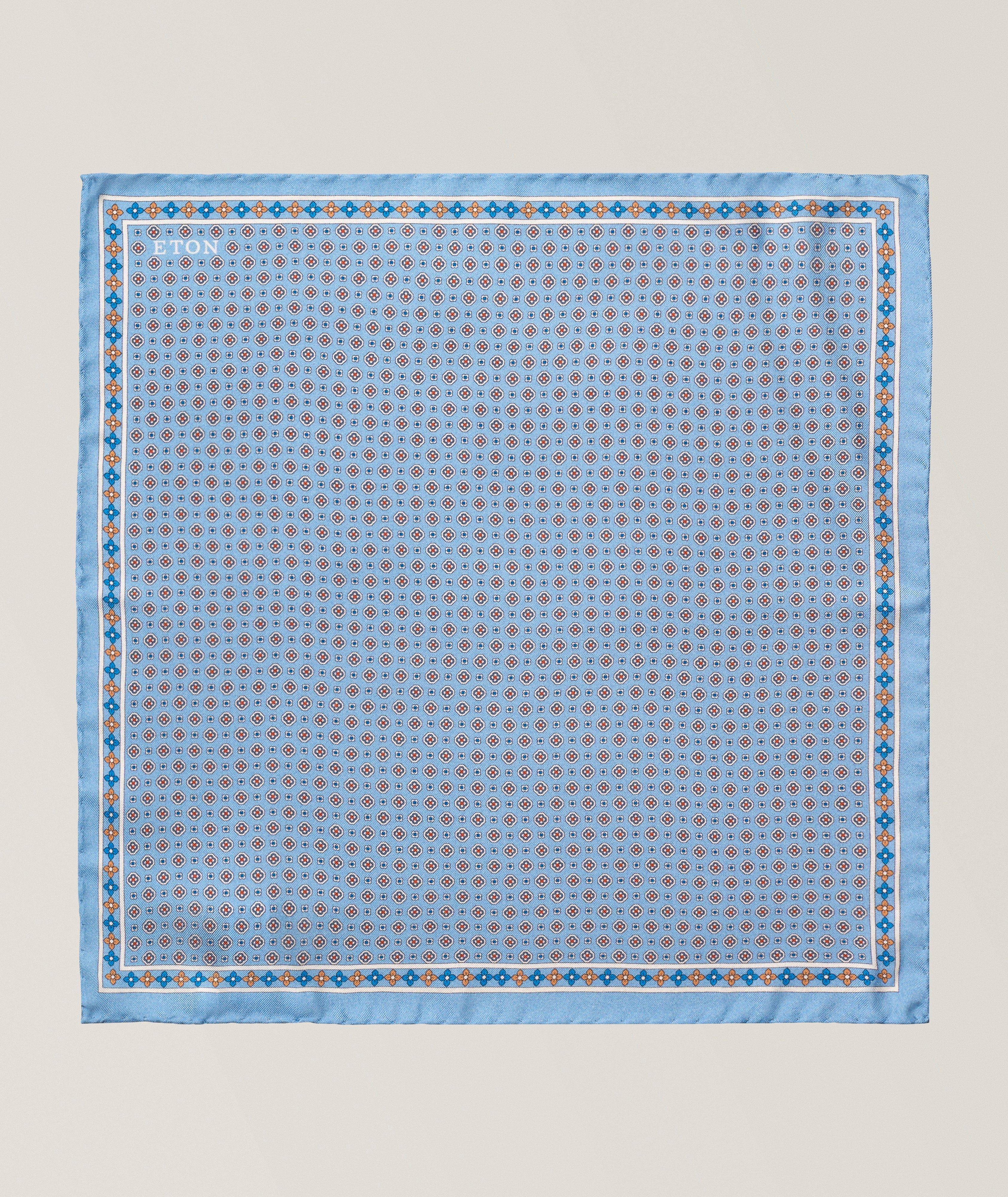 Floral Silk Pocket Square image 0