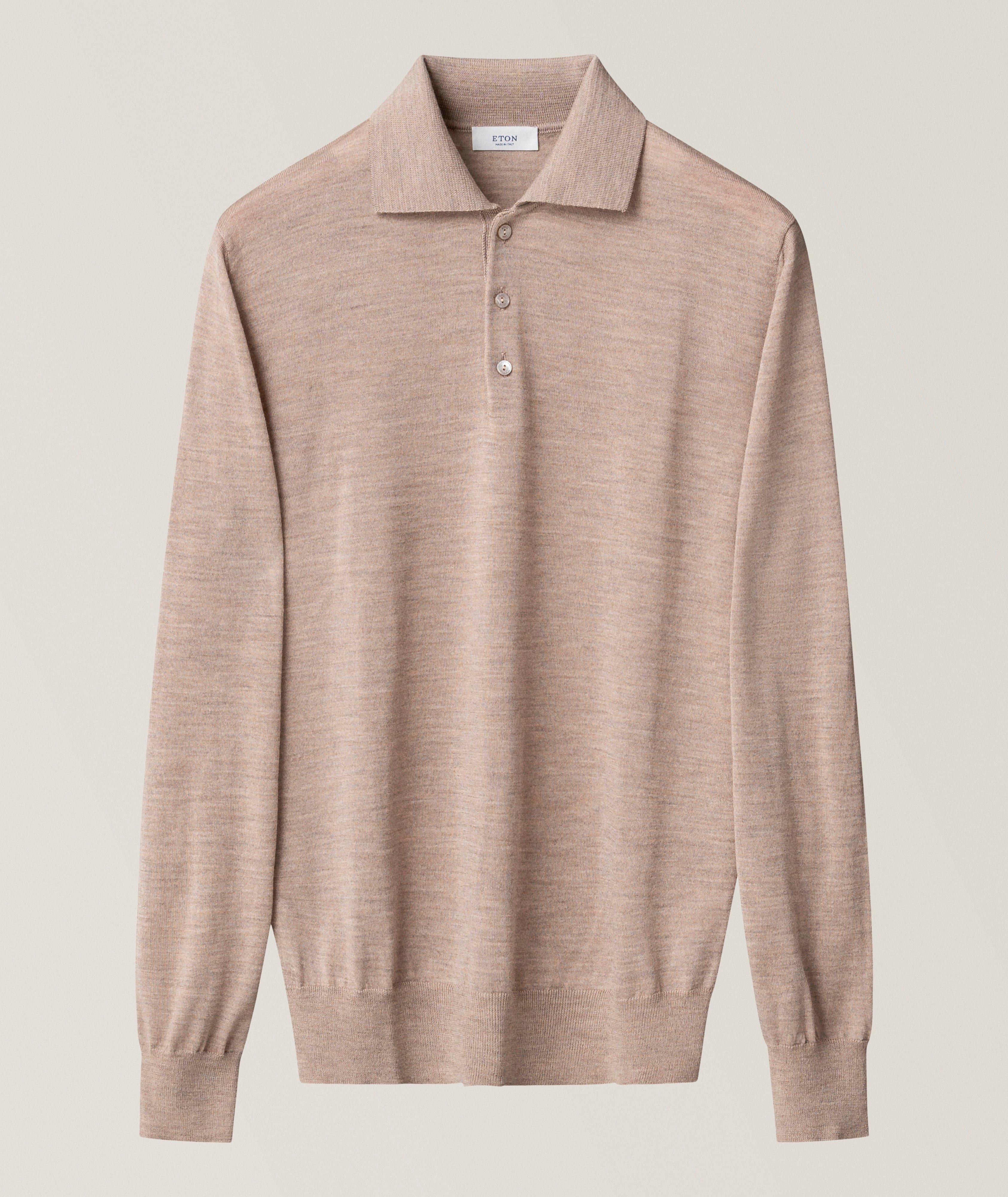 Merino Wool Polo Shirt image 0