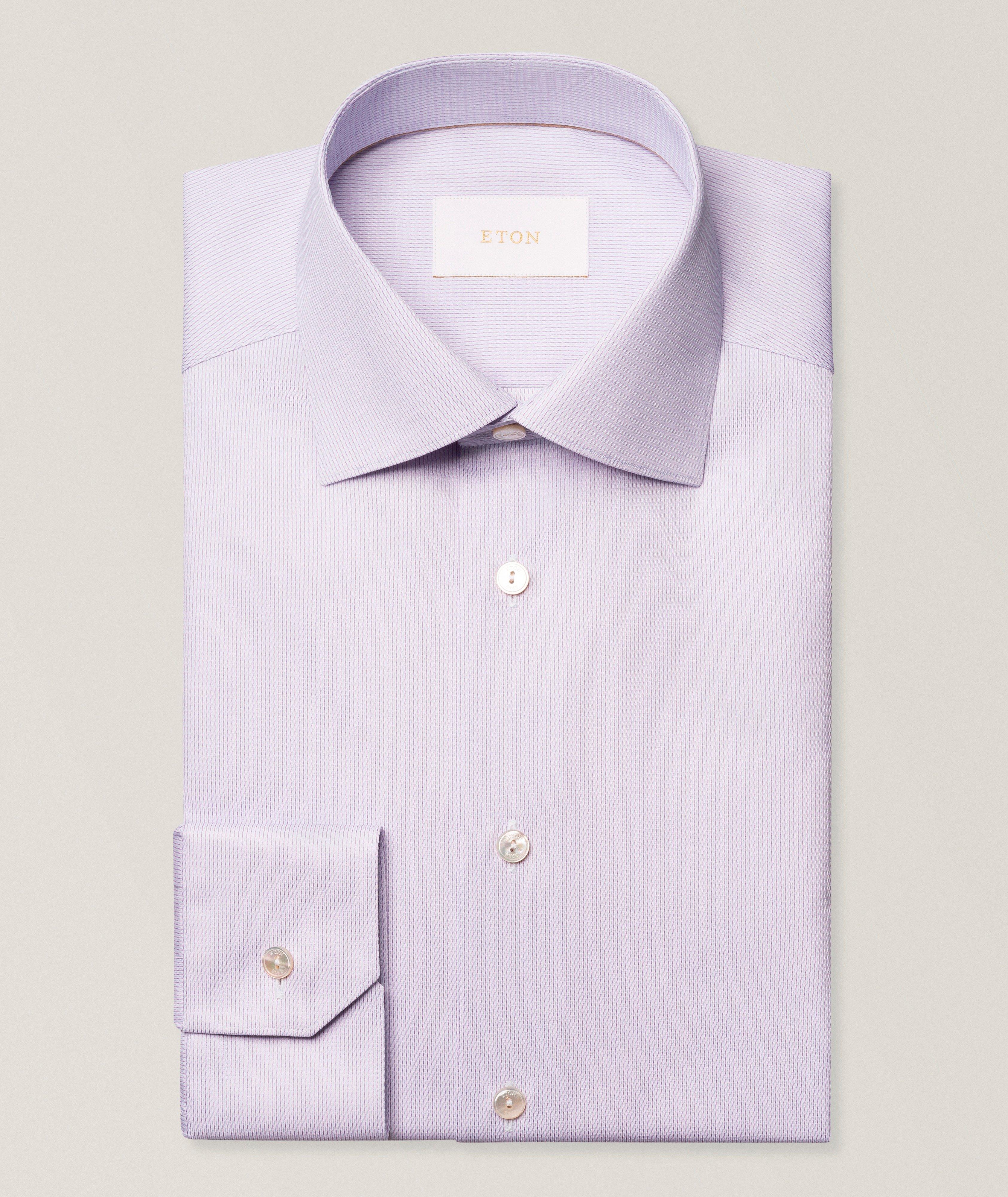 Eton Slim-Fit Semi-Solid Supima Cotton Shirt