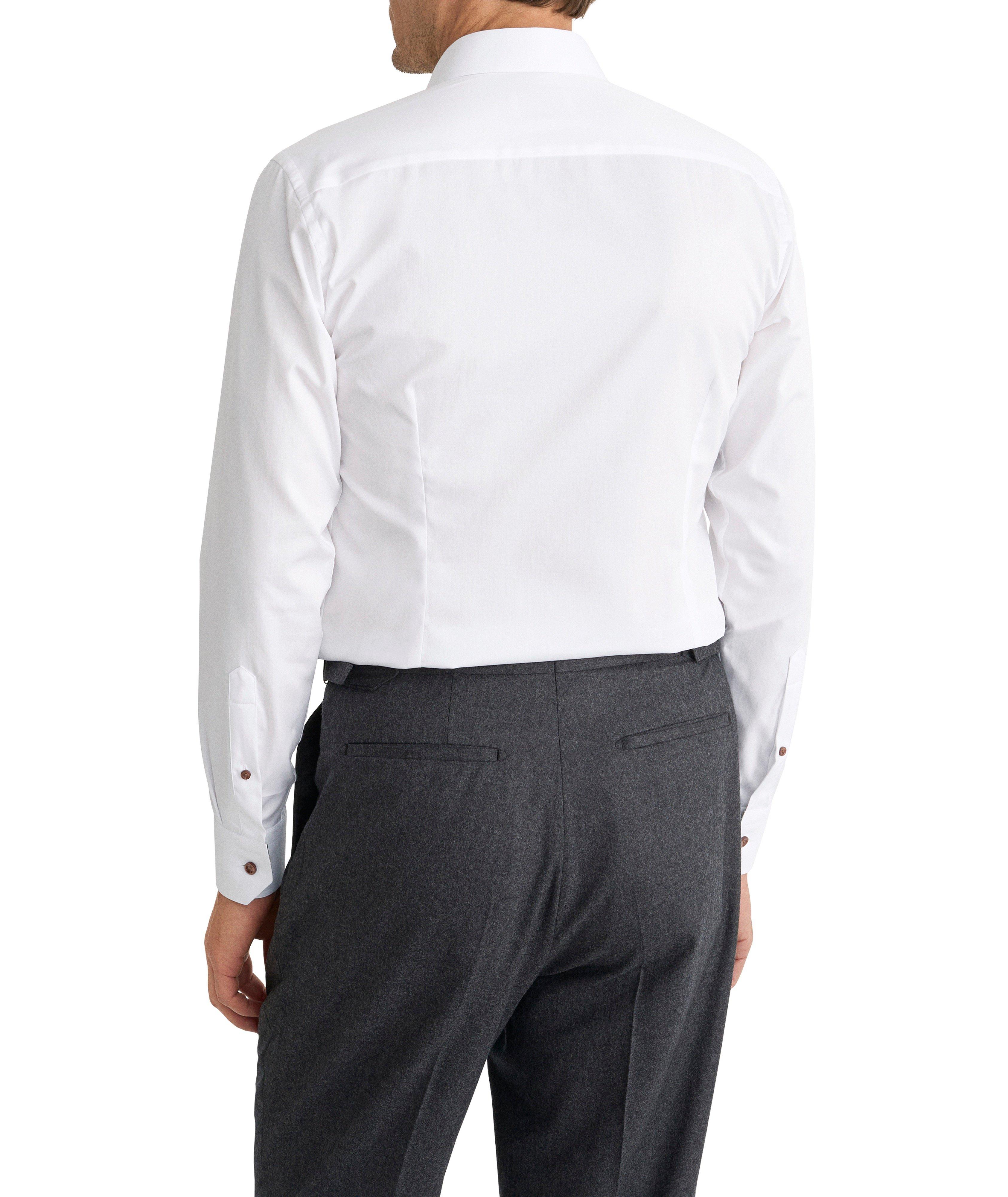 Chemise habillée sergé effet-paisley coupe-ajustée image 3