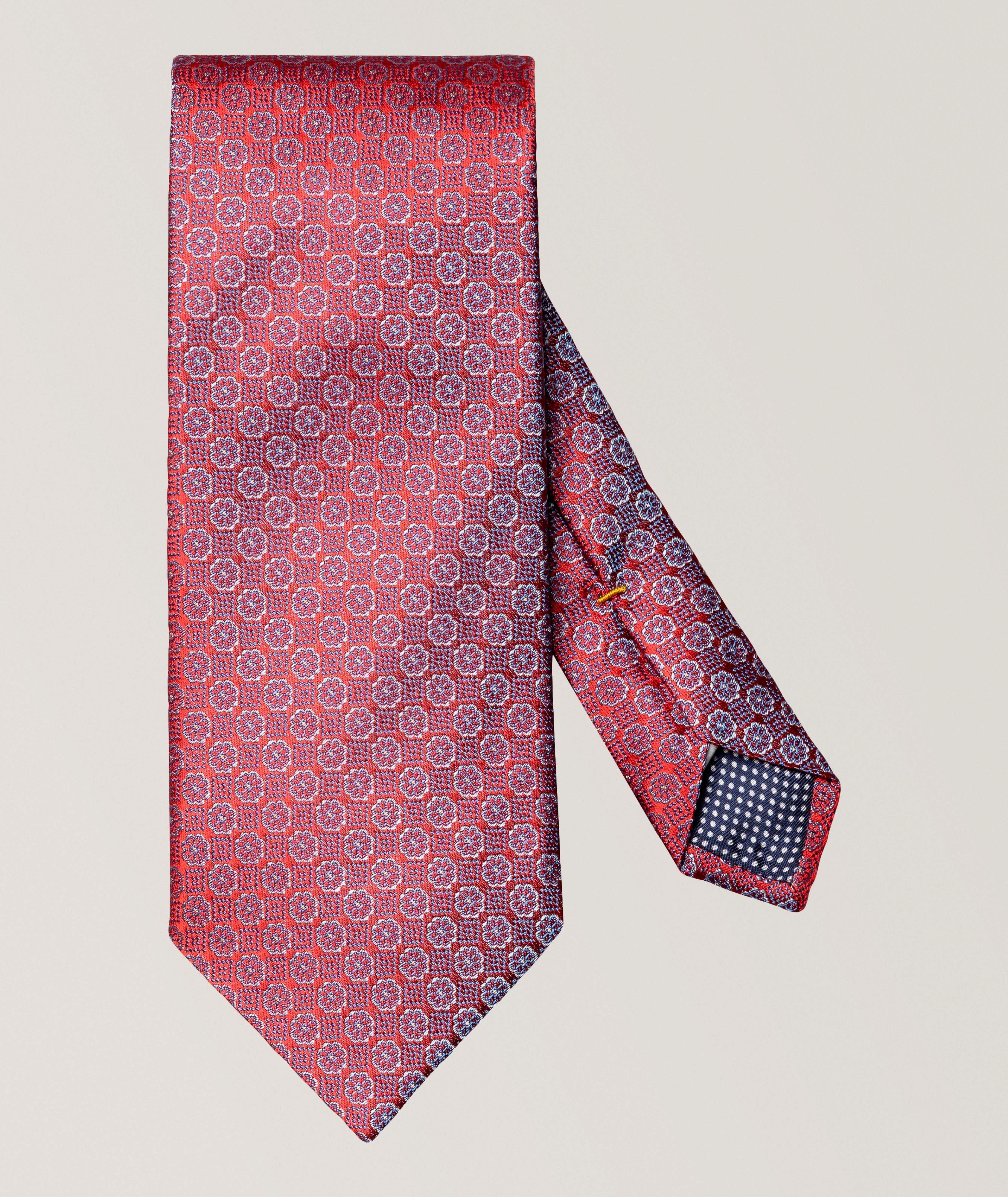 Eton Medallion Woven Silk Tie
