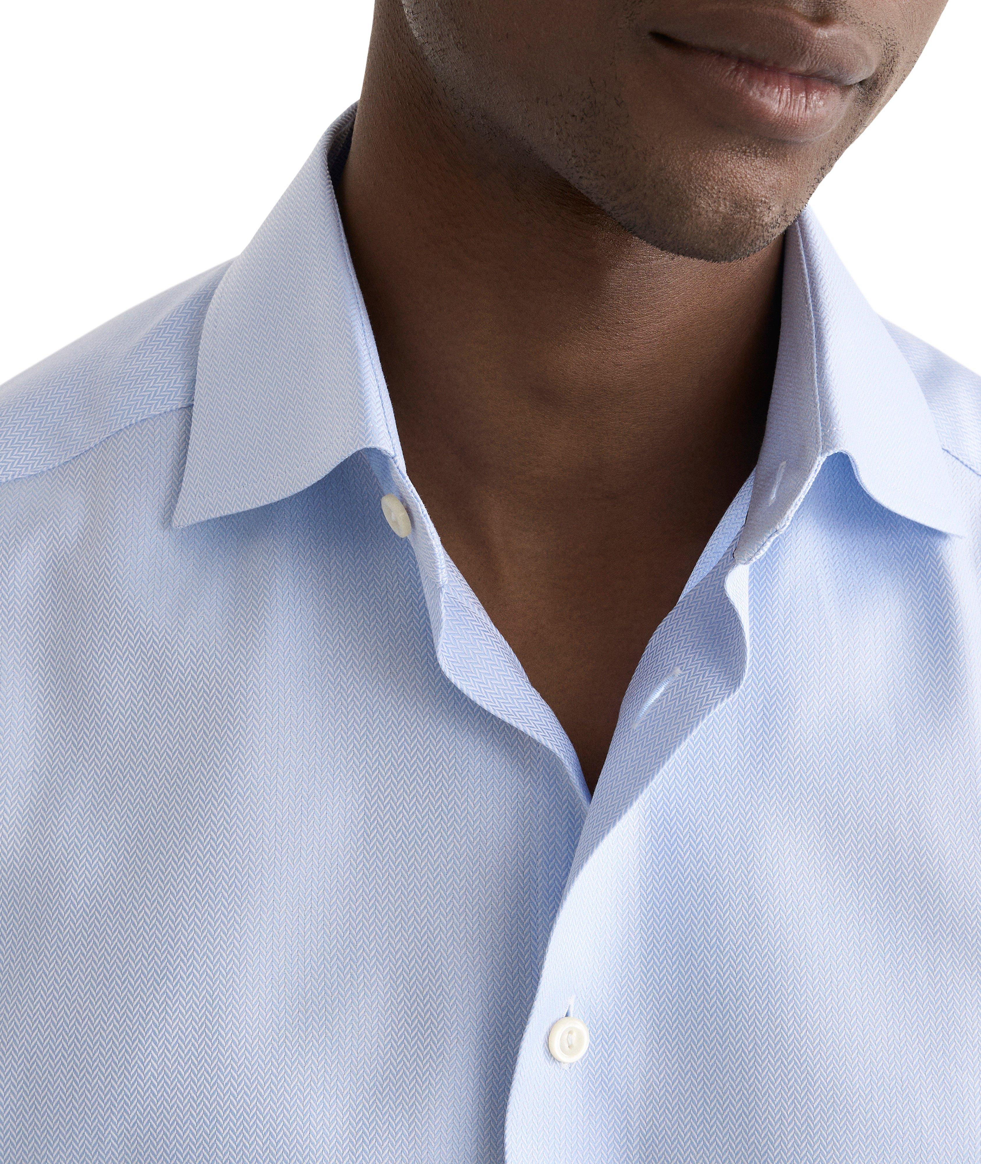 Chemise sergé chevrons coupe-contemporaine image 4