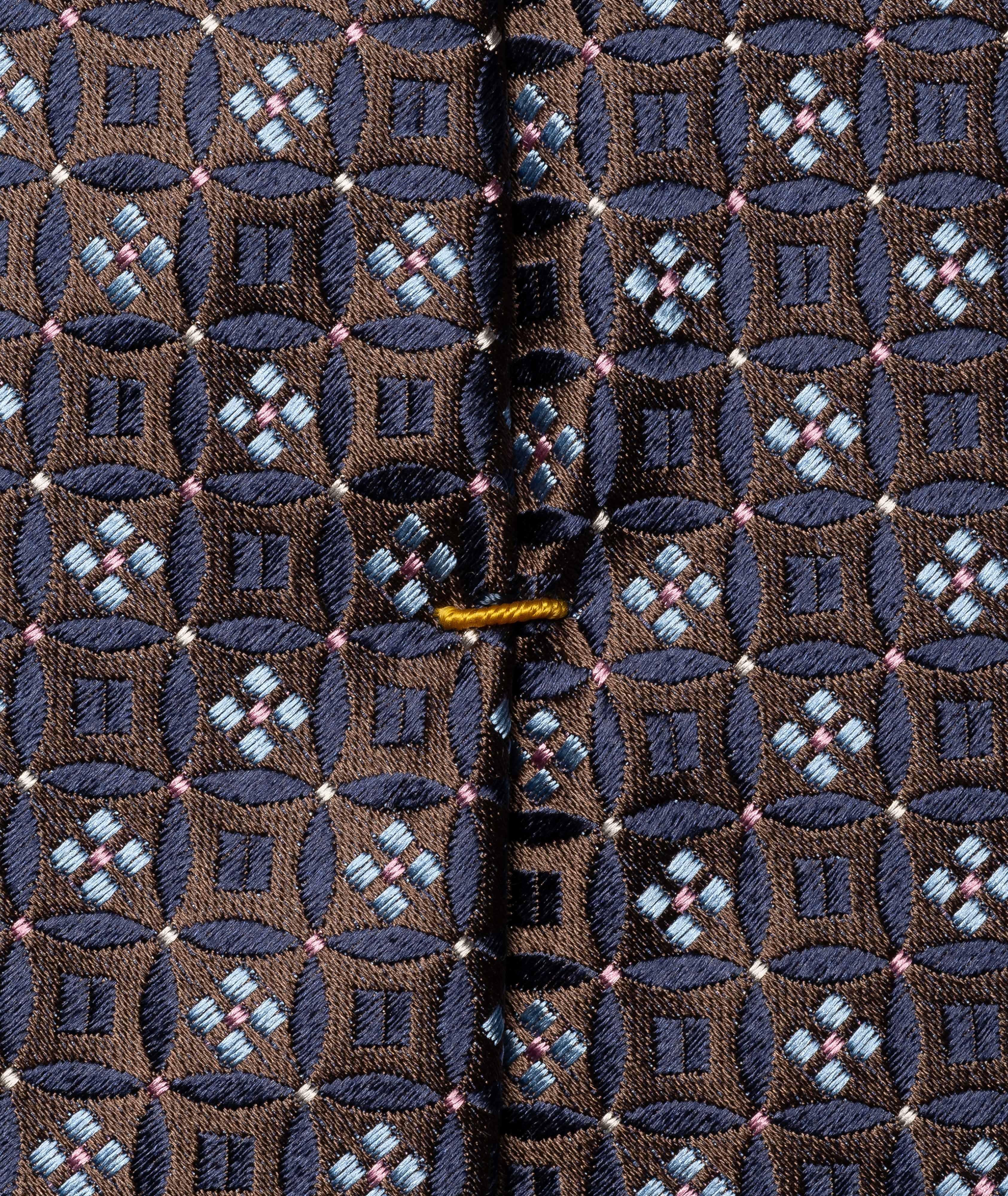 Floral Medallion Woven Silk Tie image 2