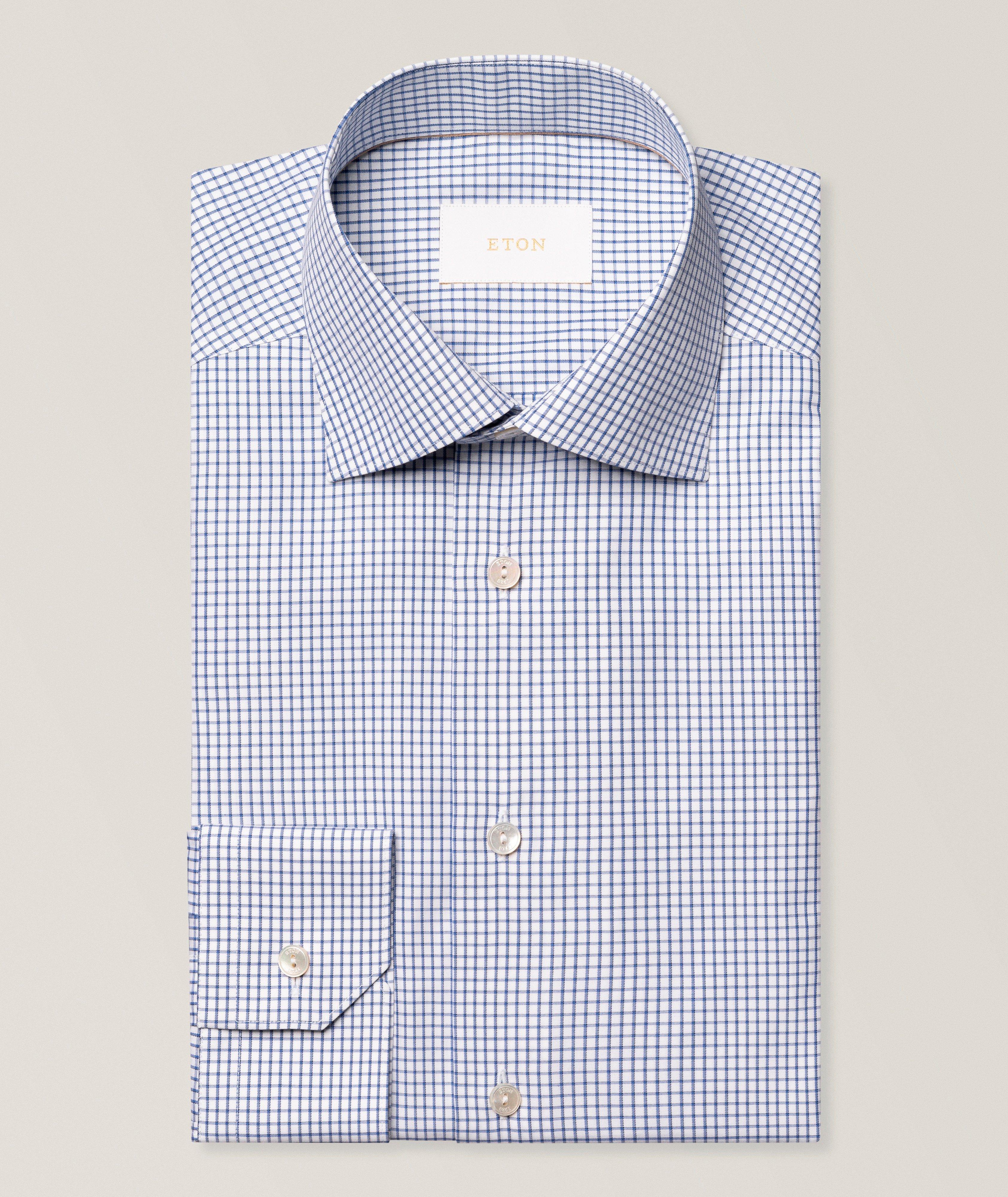 Eton  Slim-Fit Check Supima Cotton Shirt