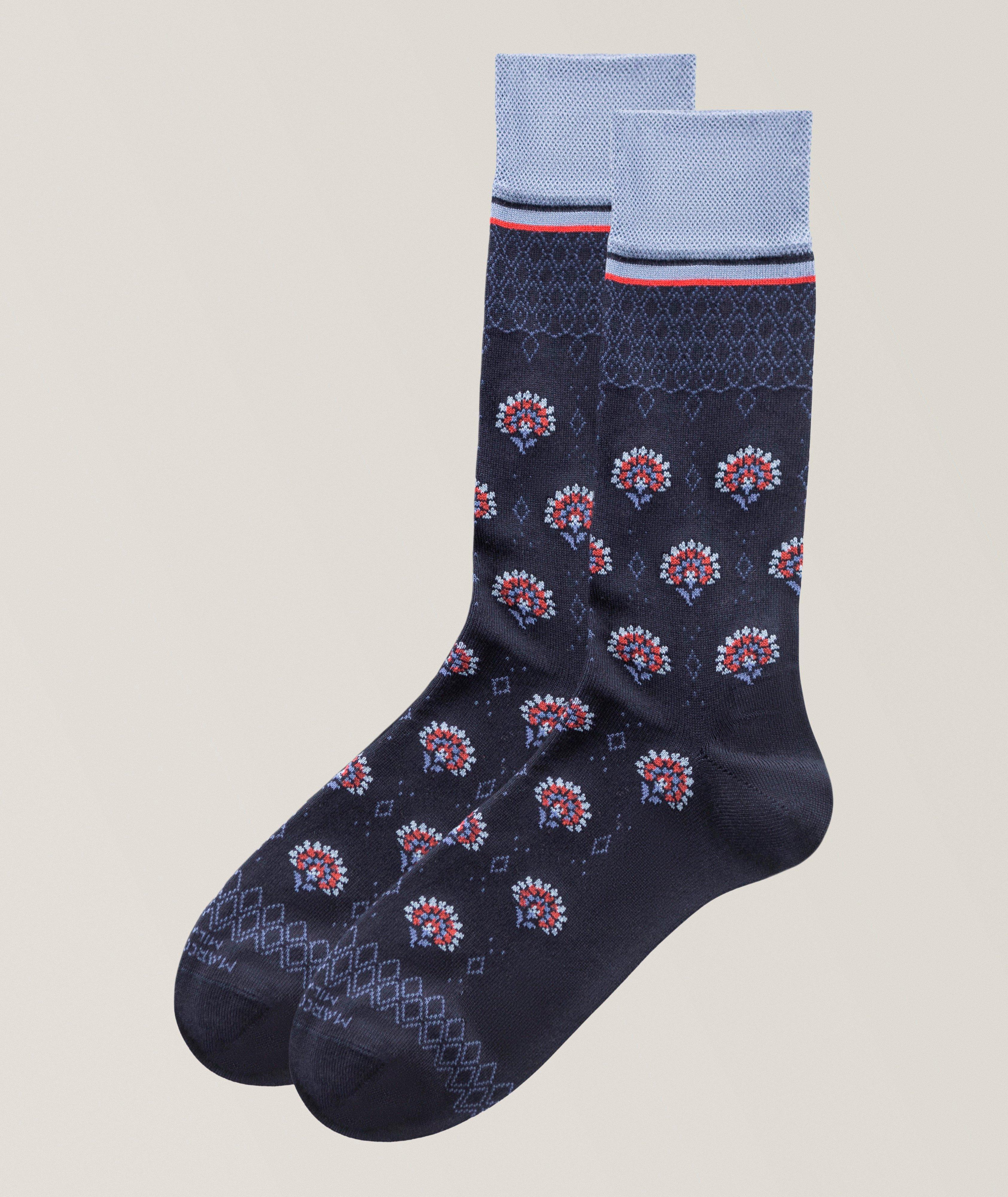Arya Flower Mousse of Modal Dress Socks image 0