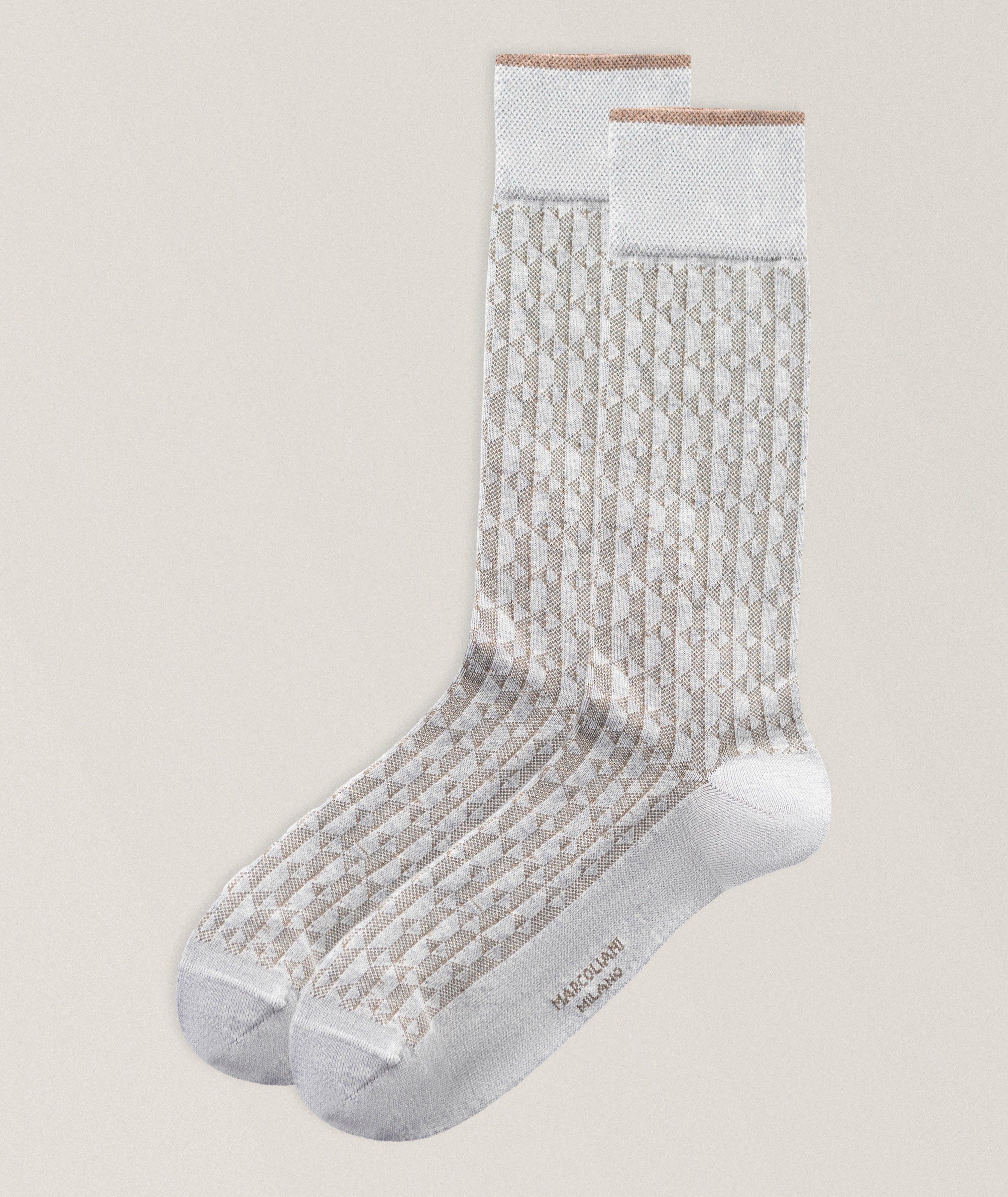 Marcoliani Pima Cotton-Blend Dress Socks