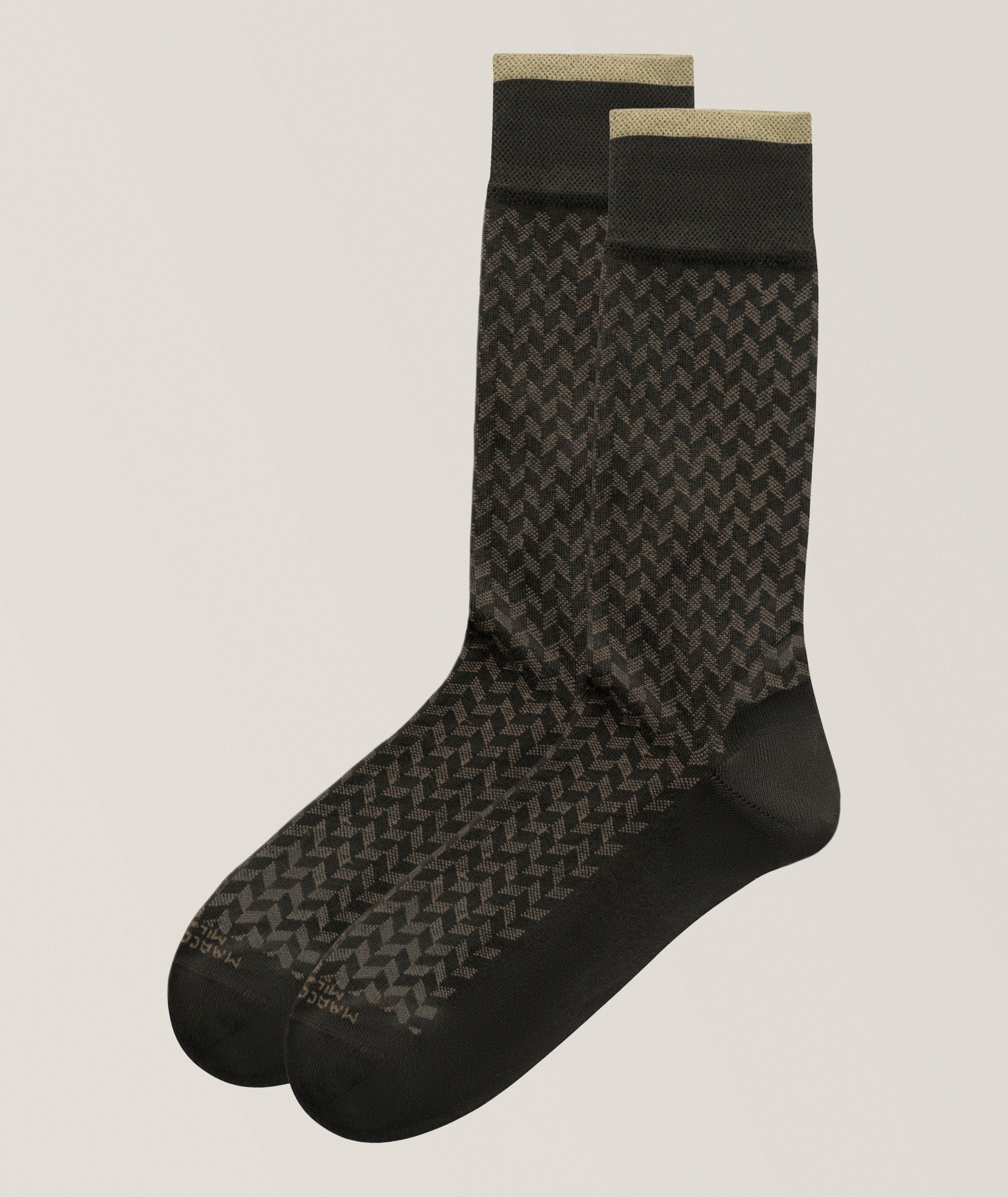 Herringbone Mousse of Modal Dress Socks image 0