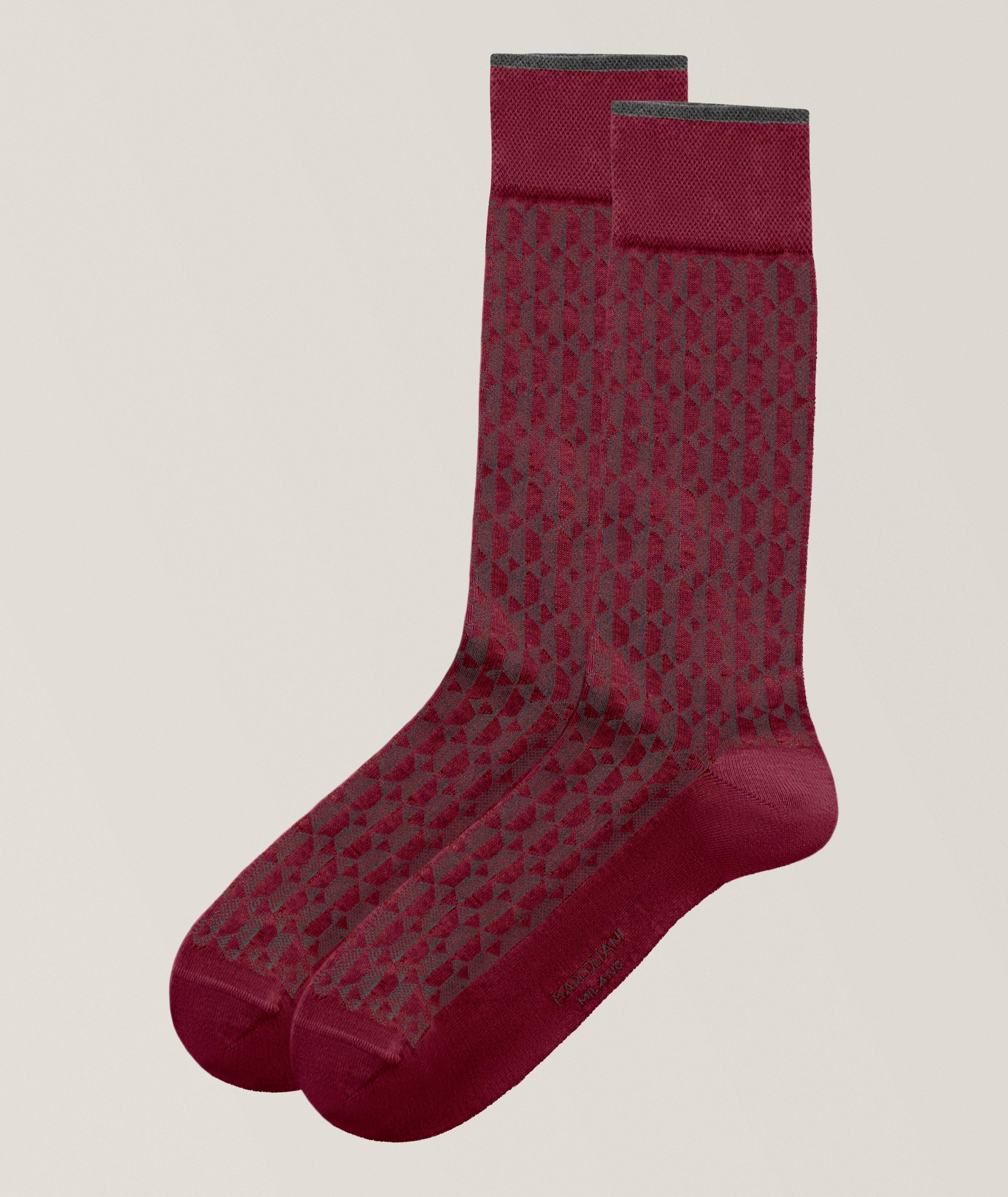 Marcoliani Pima Cotton-Blend Dress Socks