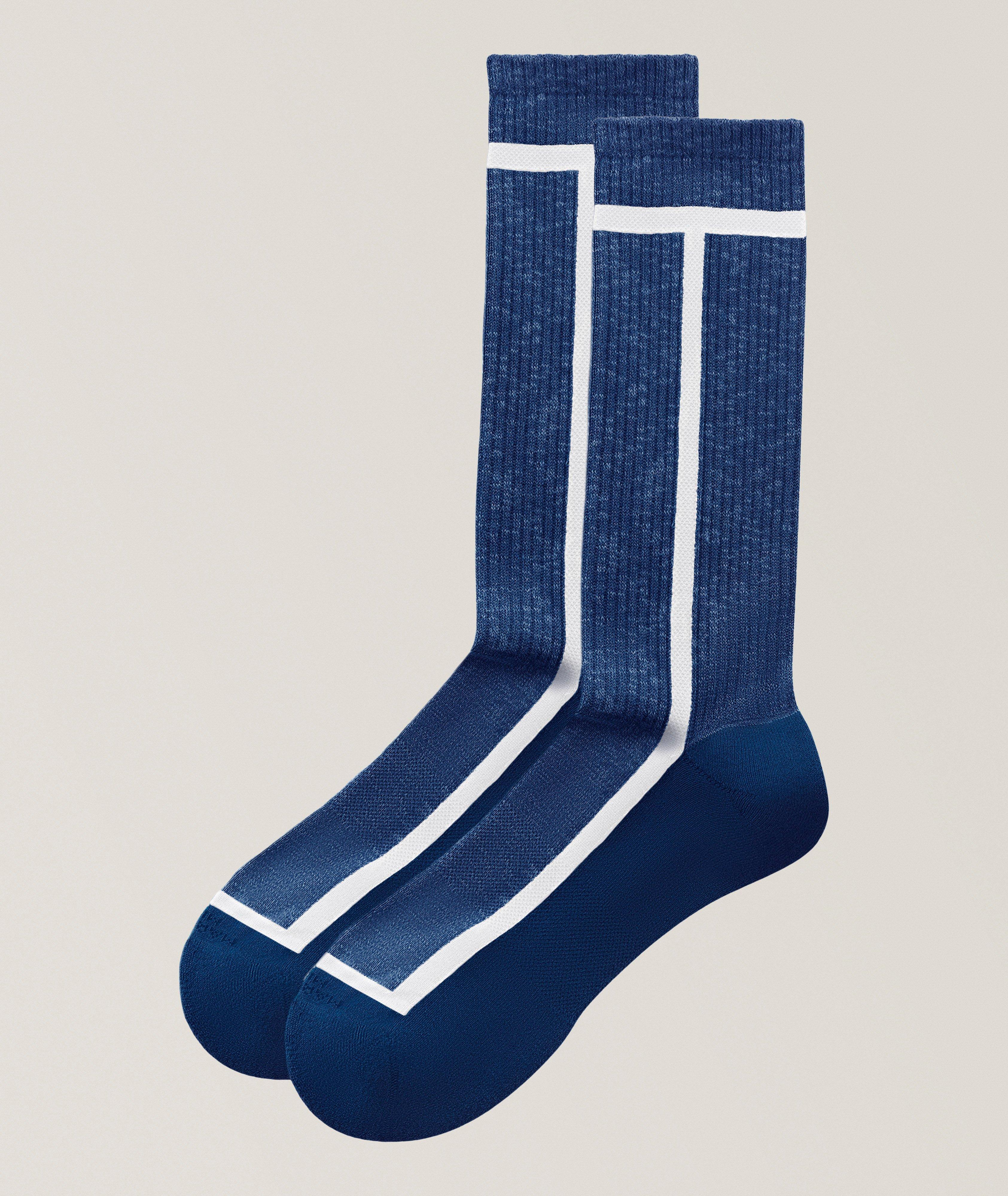 Marcoliani Tennis Court Pima Sneaker Socks