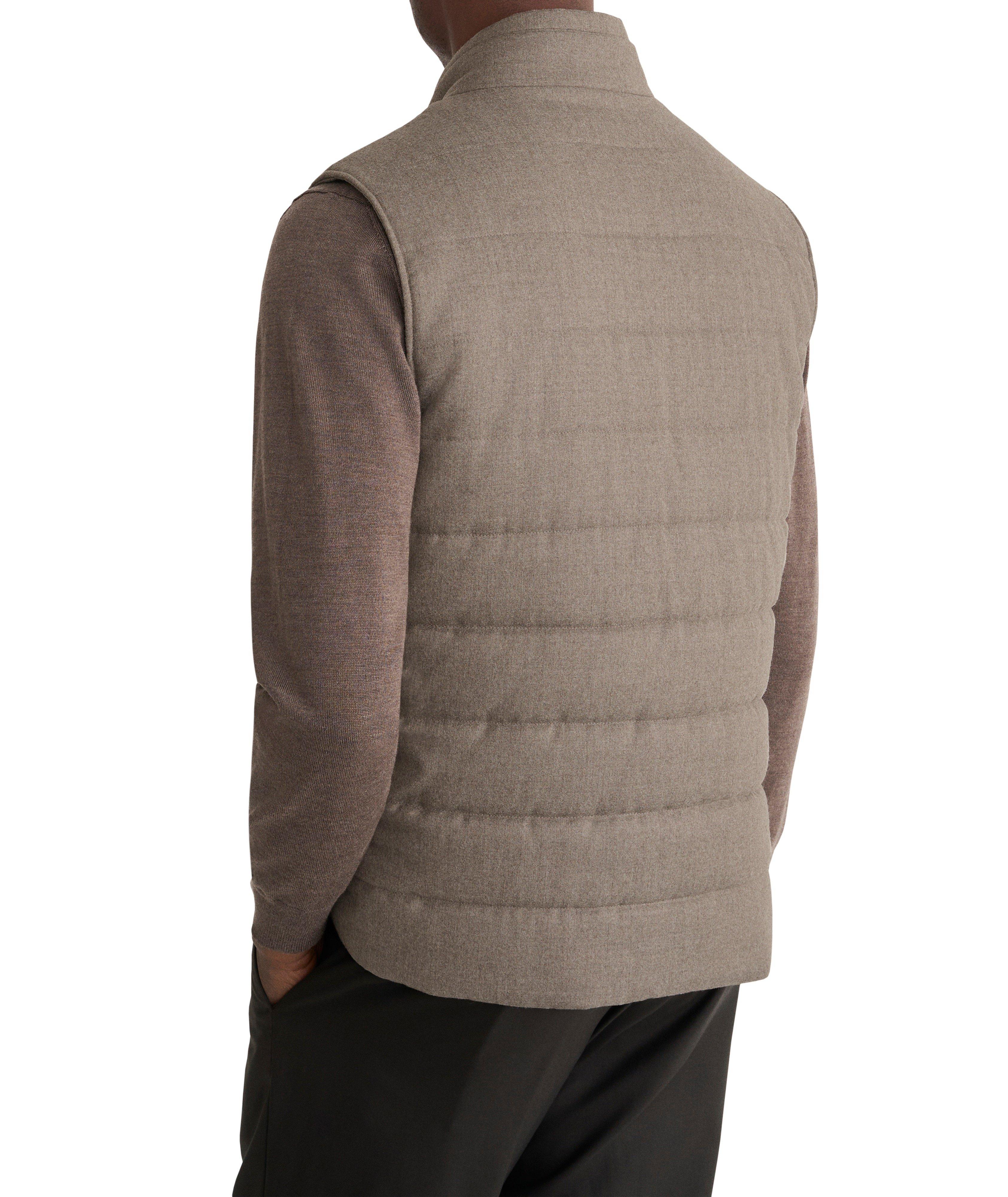 Gilet matelassé flanelle laine Super 120s image 3