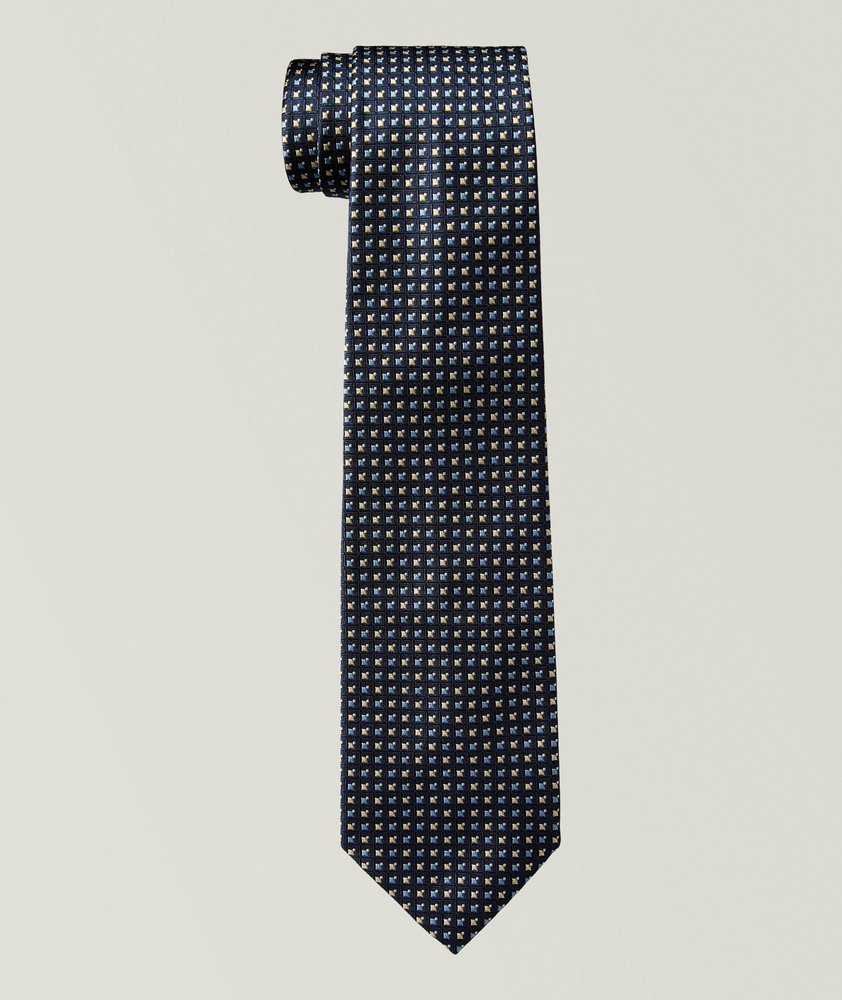 Brioni Micro-Neat Silk Tie