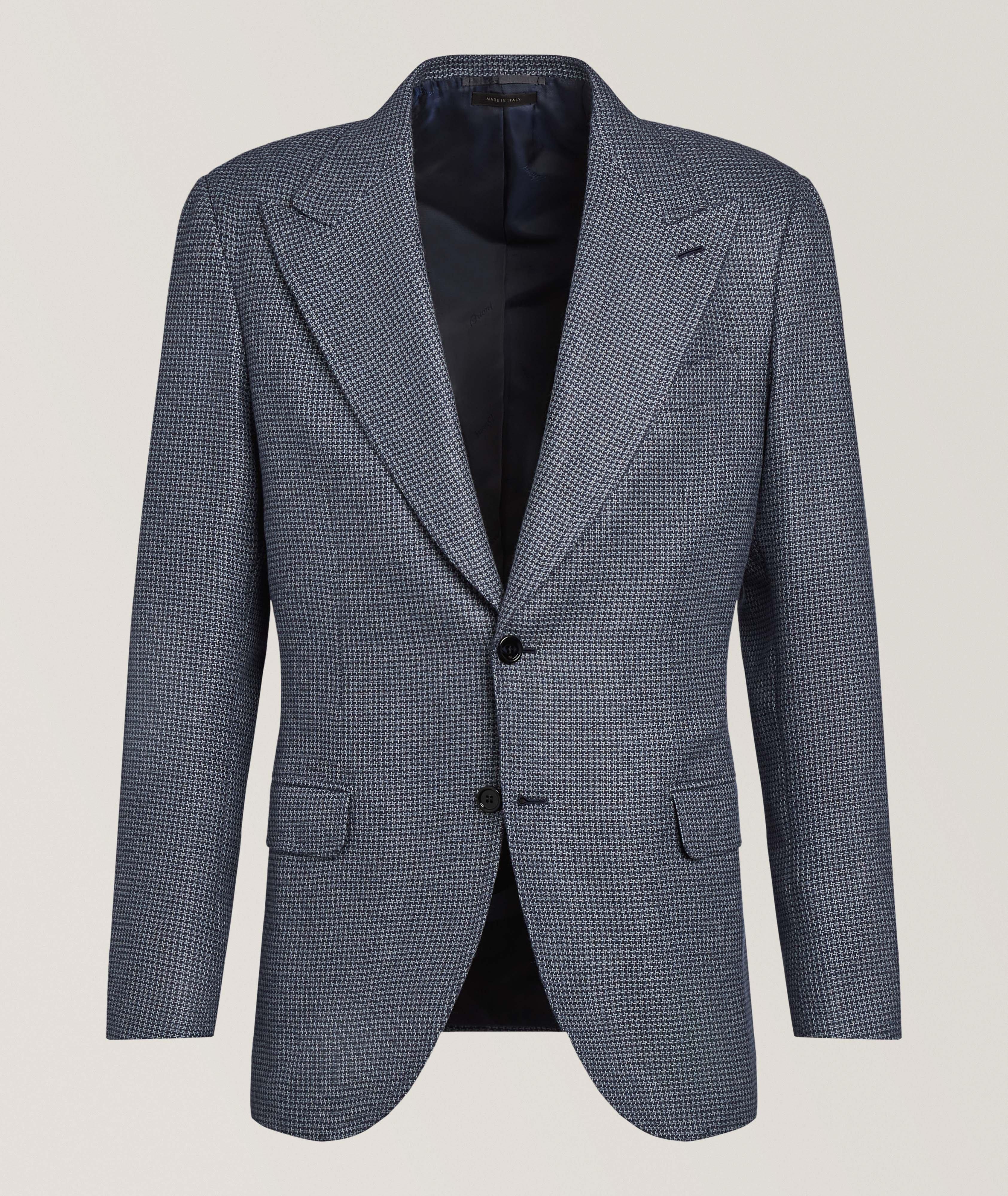 Brioni Amalfi Houndstooth Sport Jacket