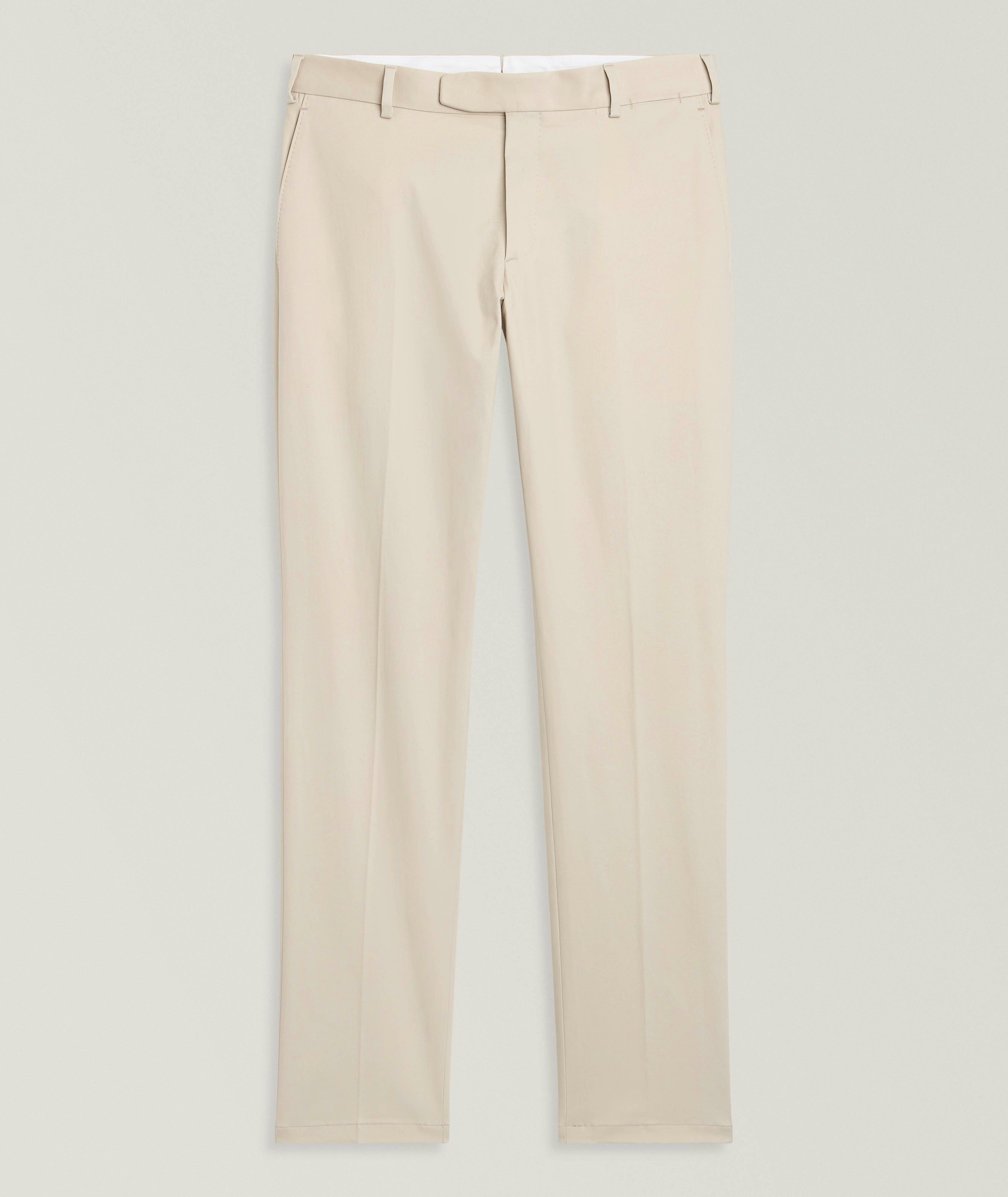 Brioni Cortina Stretch-Cotton Chino Pants
