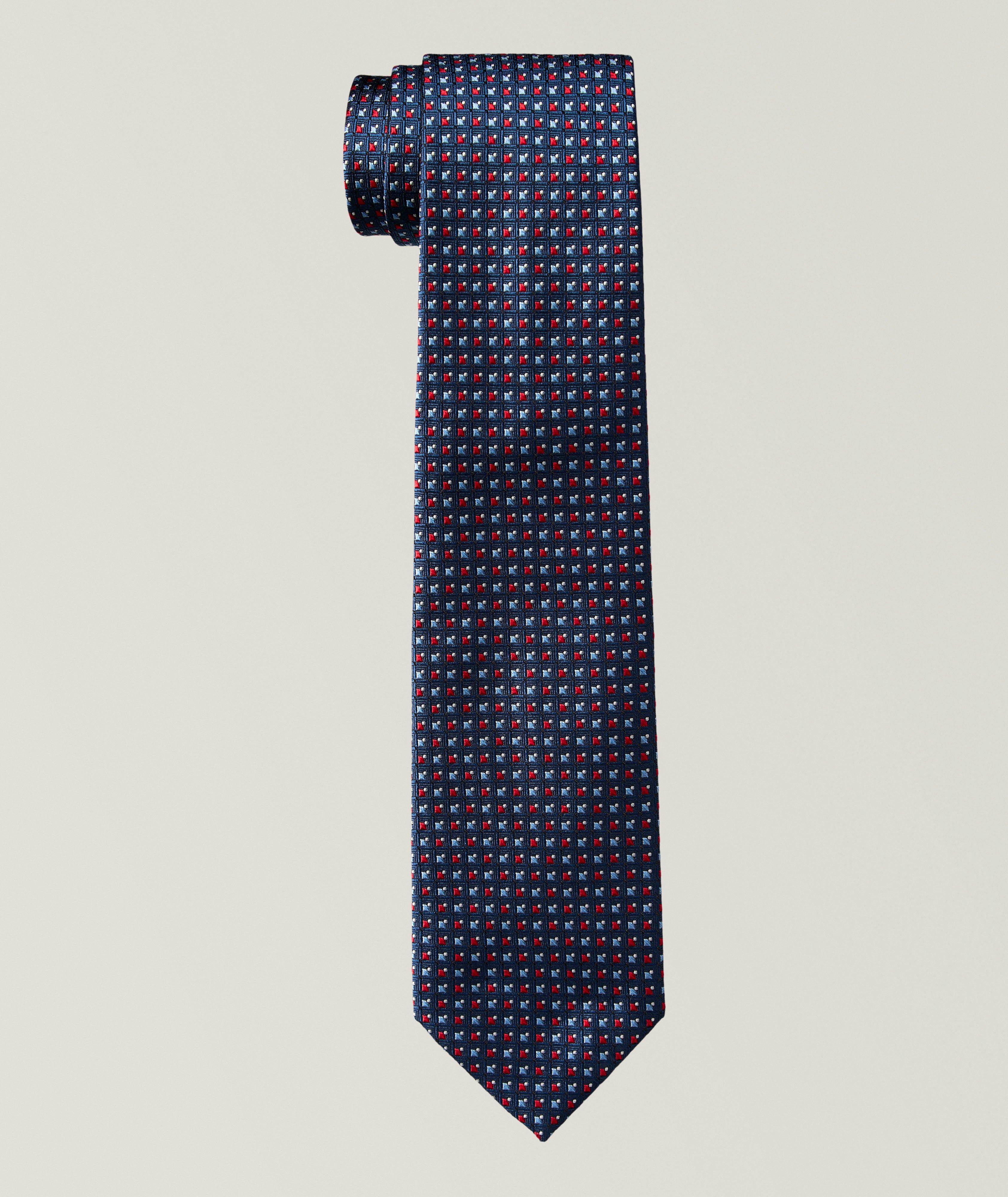 Brioni Micro-Neat Silk Tie