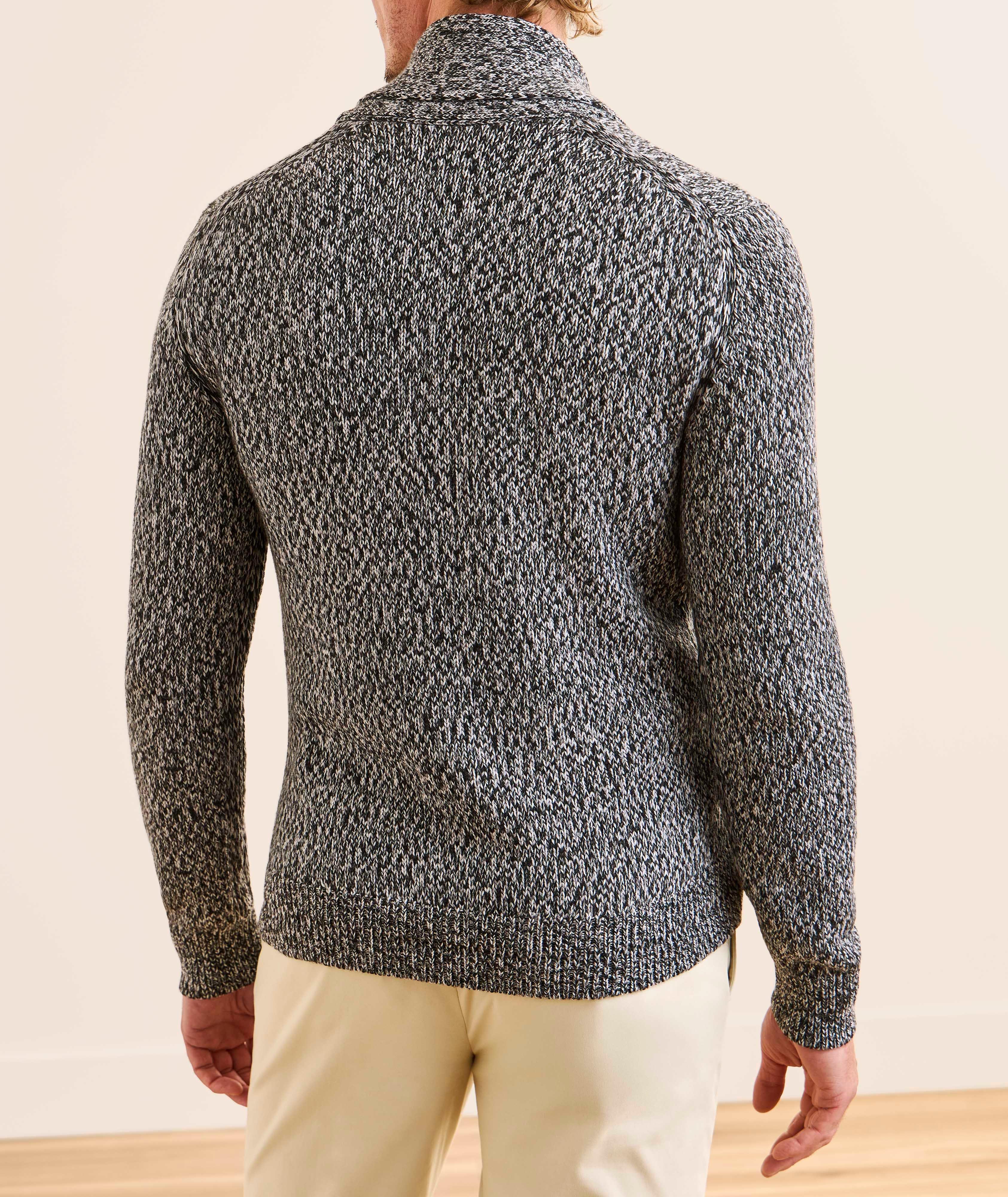 Mélange Wool Shawl Cardigan  image 2