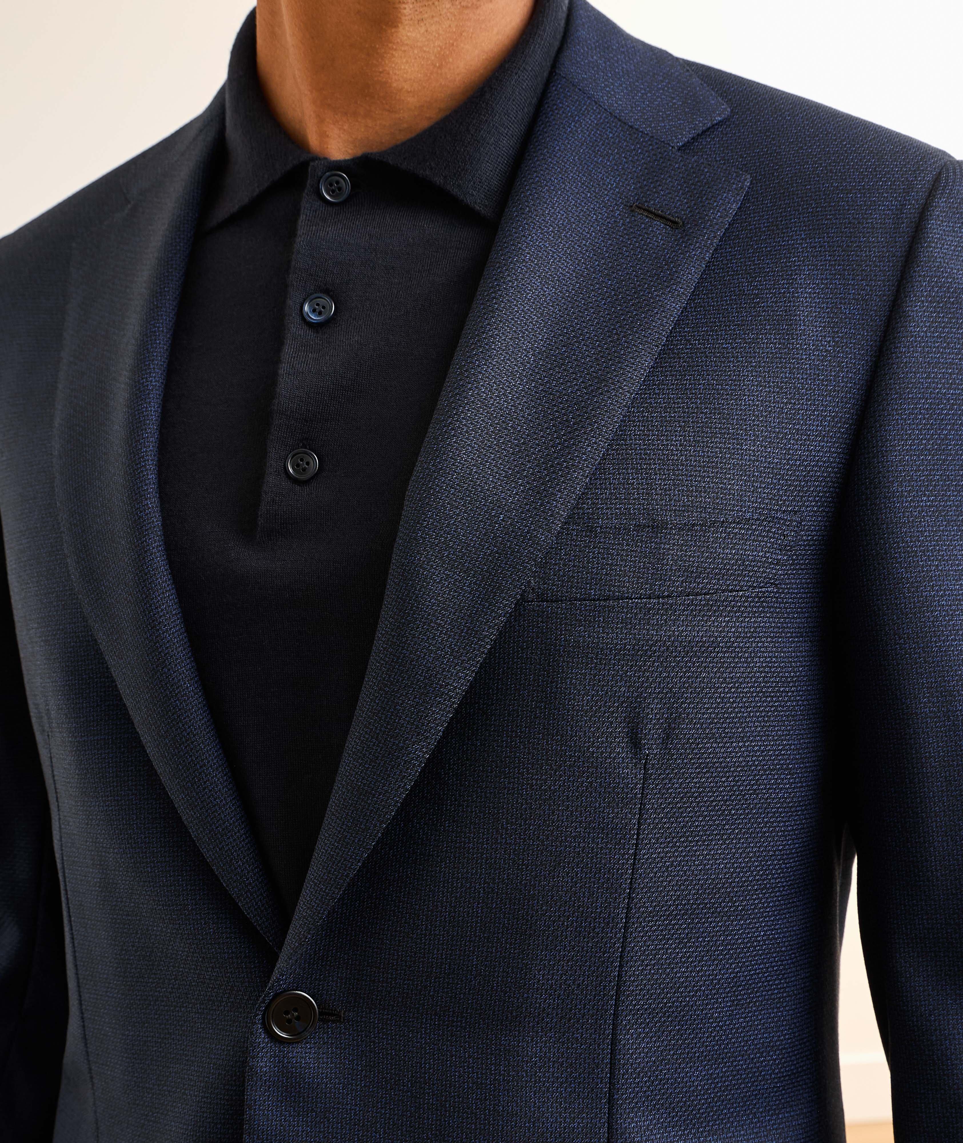 Brunico Micro-Print Wool Suit image 3