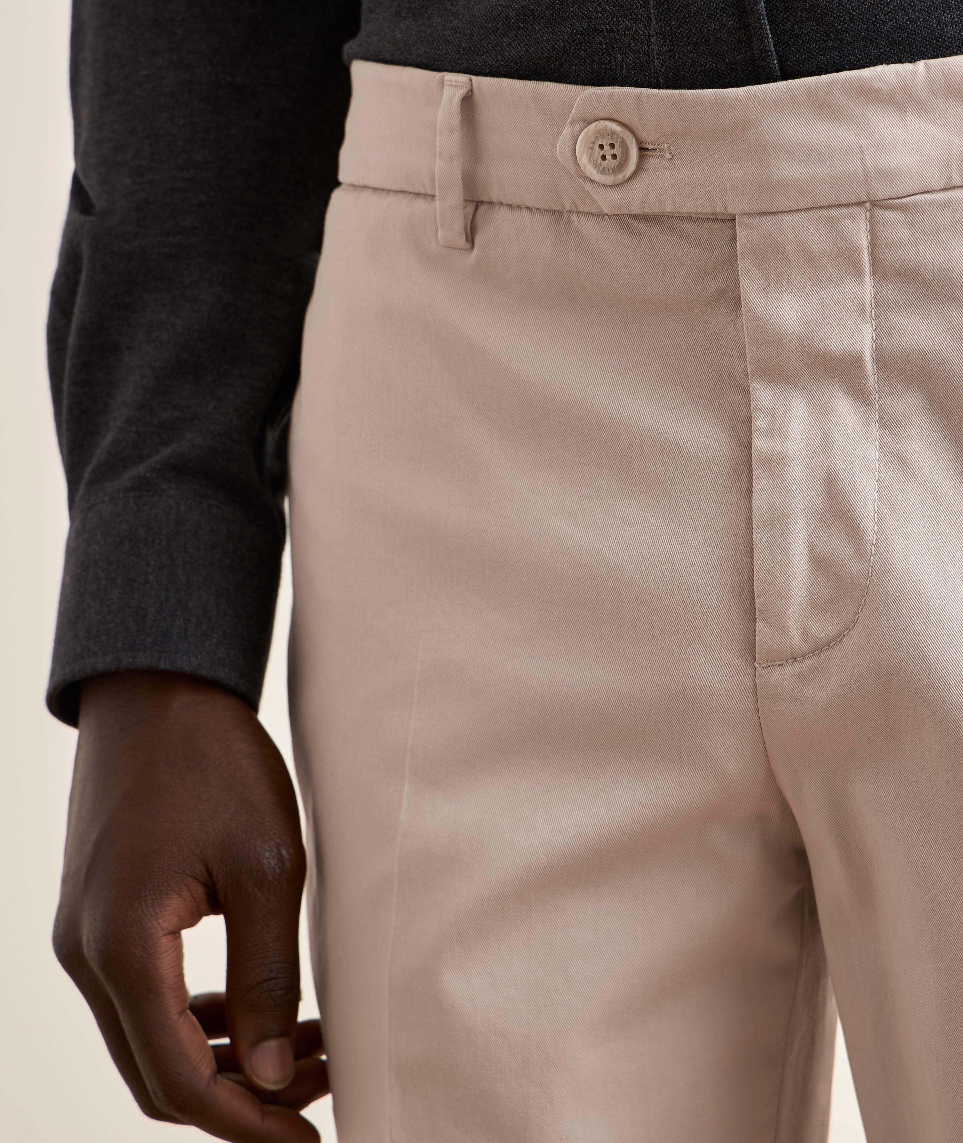 Italian-Fit Stretch-Cotton Chino Pants image 3