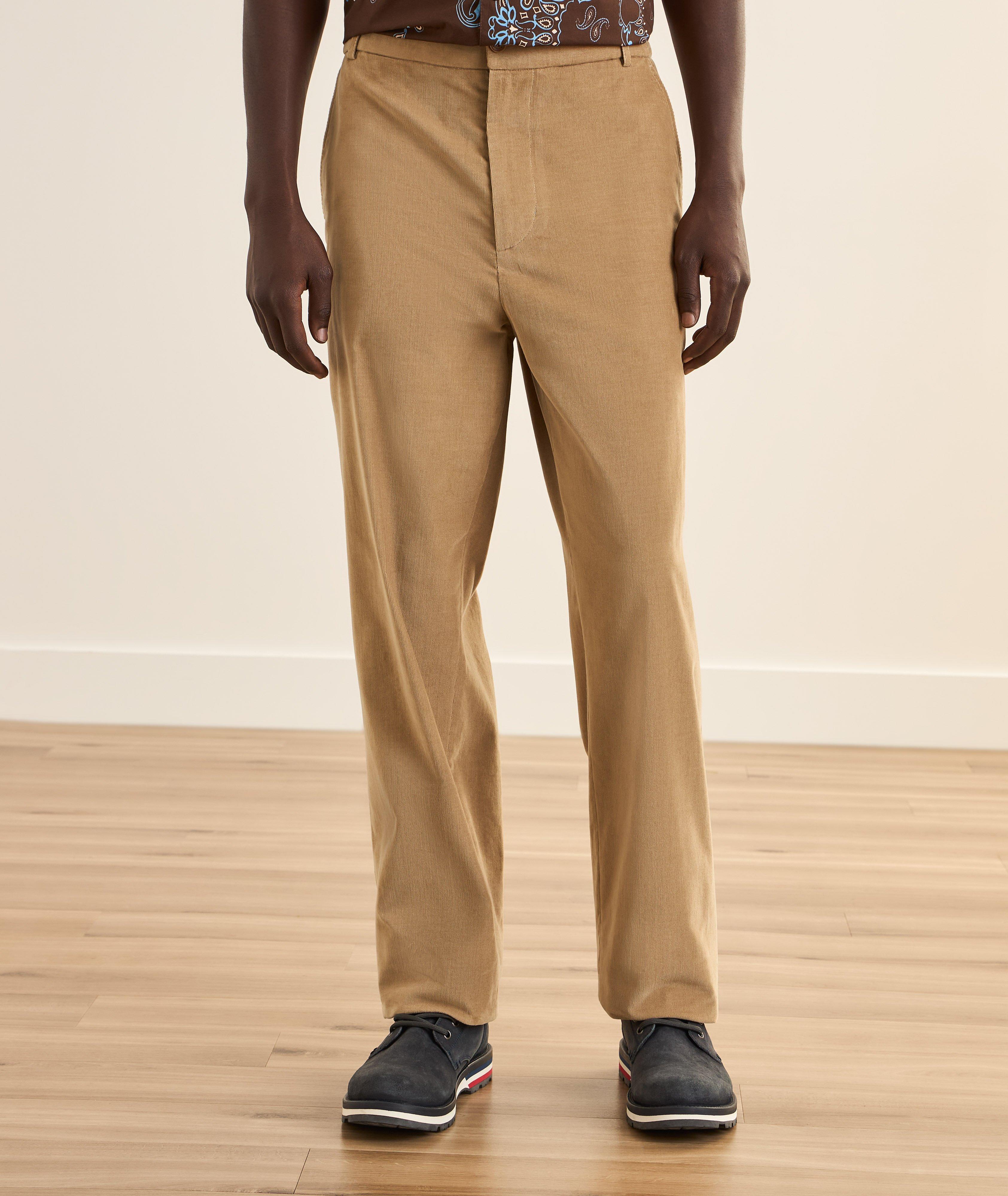 Cotton Corduroy Flat Front Pants image 6