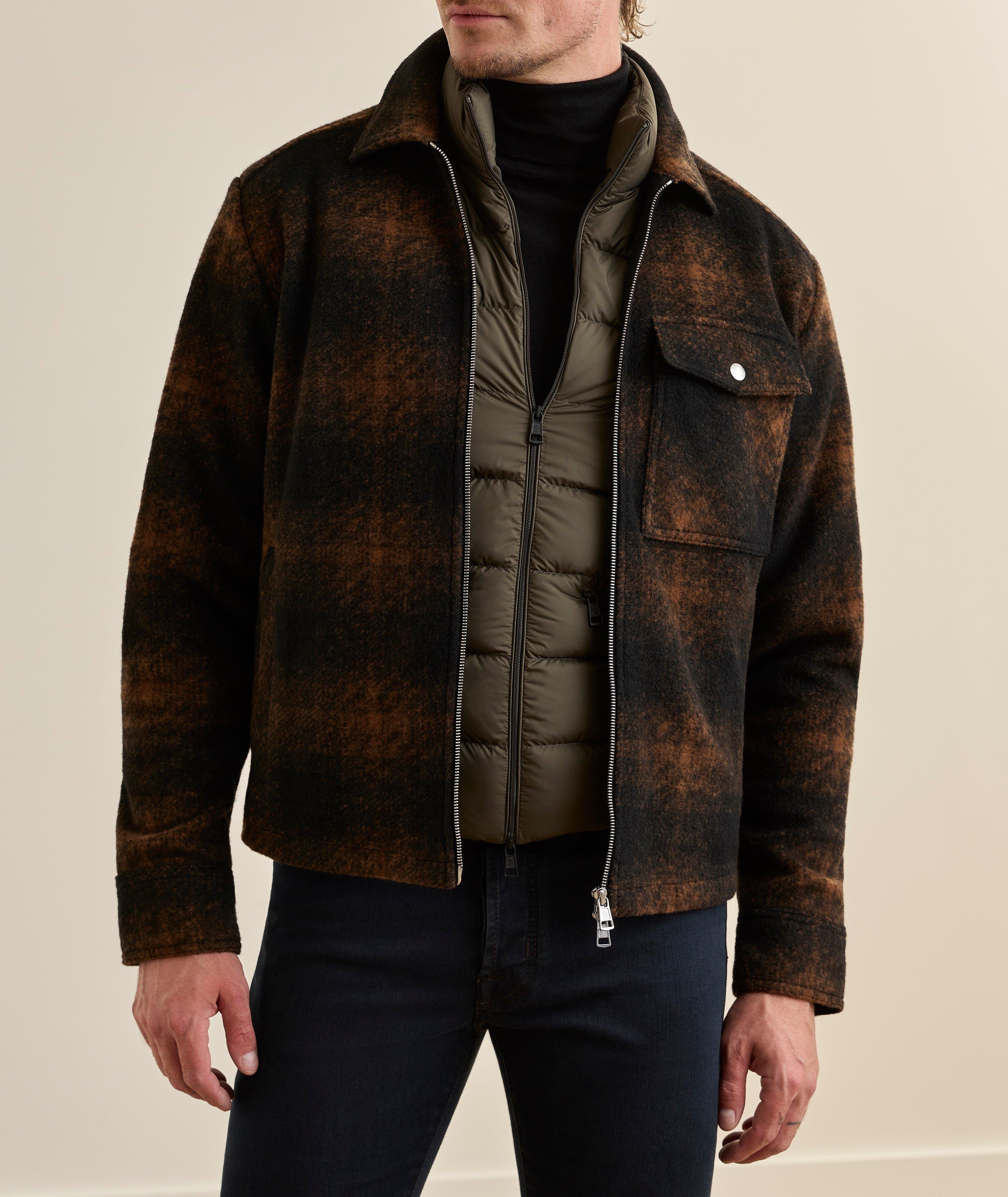 Brushed Plaid Overshirt  image 1