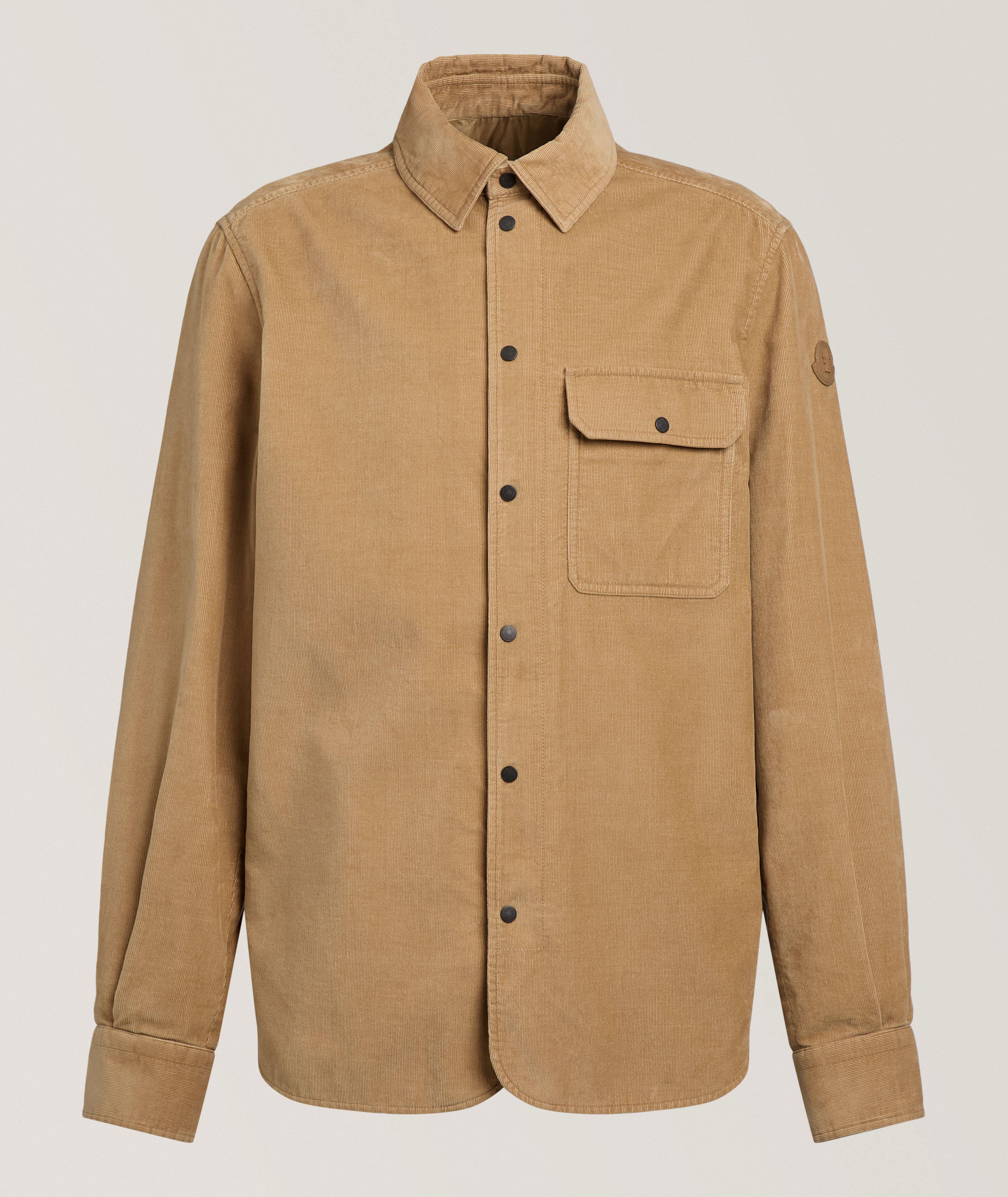 Moncler Surchemise velours côtelé