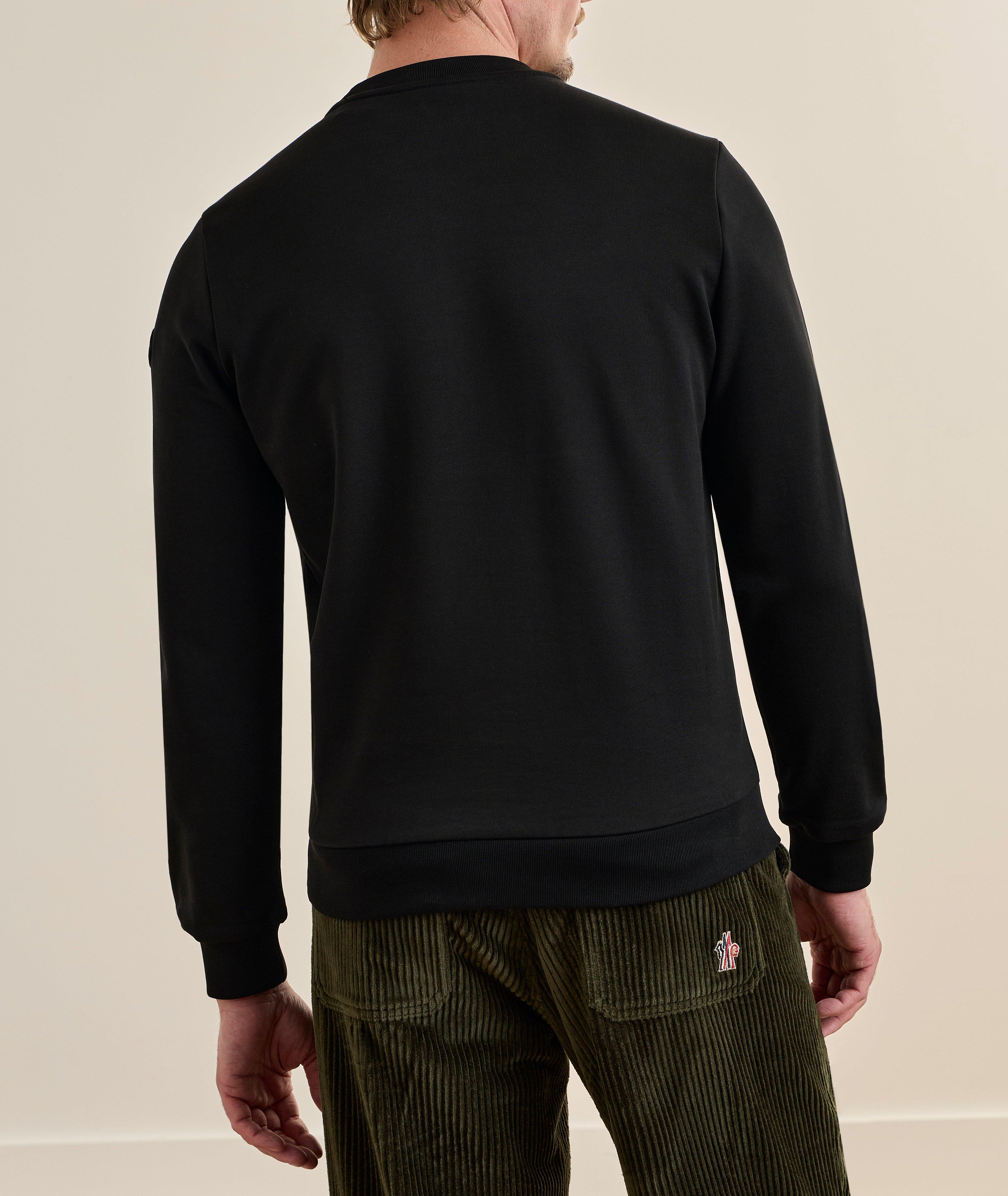 MNCLR LS BLK TXT PKT SWTSHRT image 2