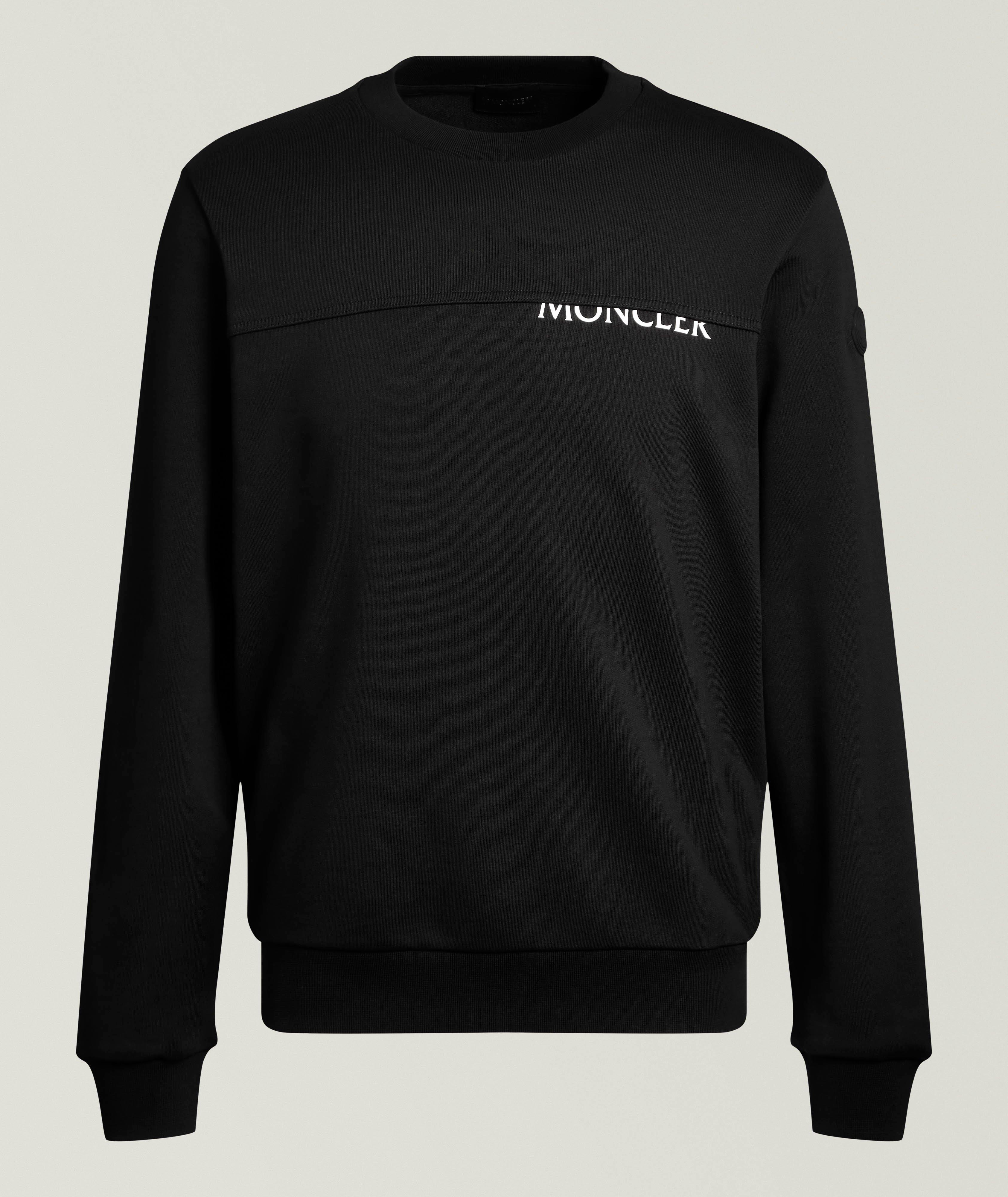 Logo Seam Cotton Sweatshirt image 0